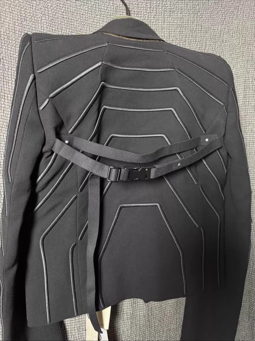 Rick Owens Rick Owens FW21 gethsemane neue alice geo ray short blazer Size 40S - 4 Thumbnail