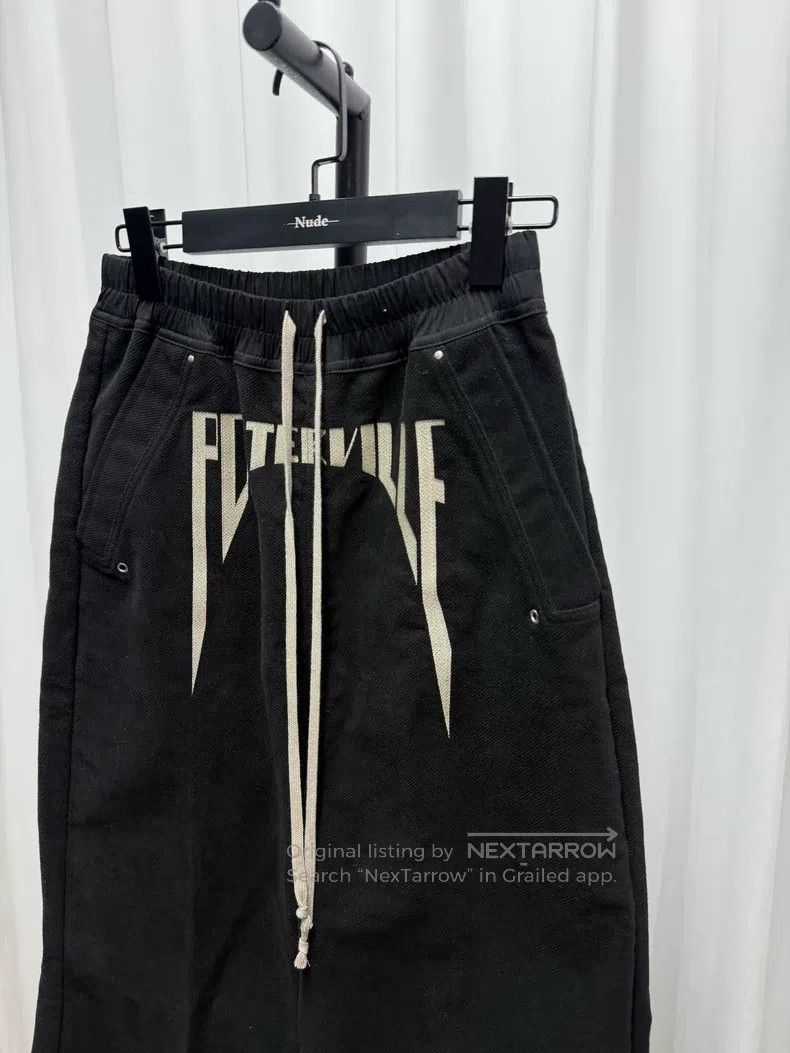 Rick Owens RICK OWENS Embroidered Flared Trousers Size US 28 / EU 44 - 4 Thumbnail