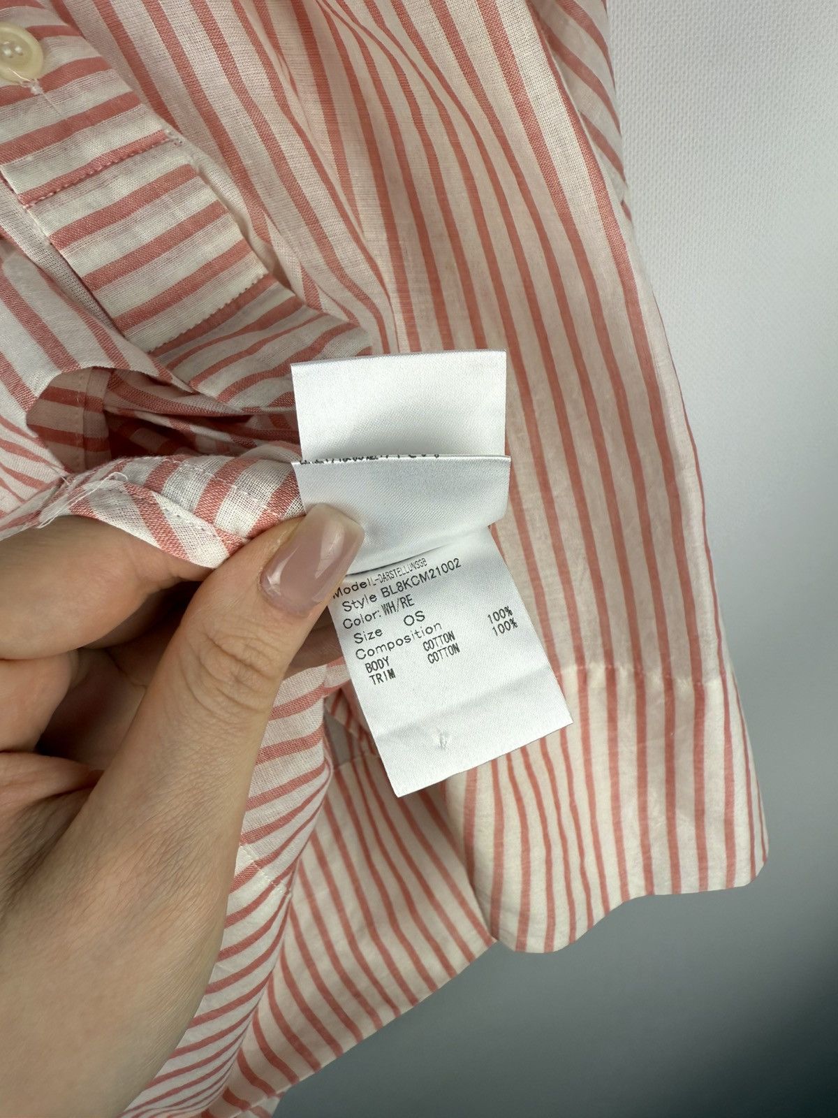 Bernhard Willhelm Bernhard Willhelm Striped Avant-Garde Button Up Shirt Tunic Size ONE SIZE - 12 Thumbnail