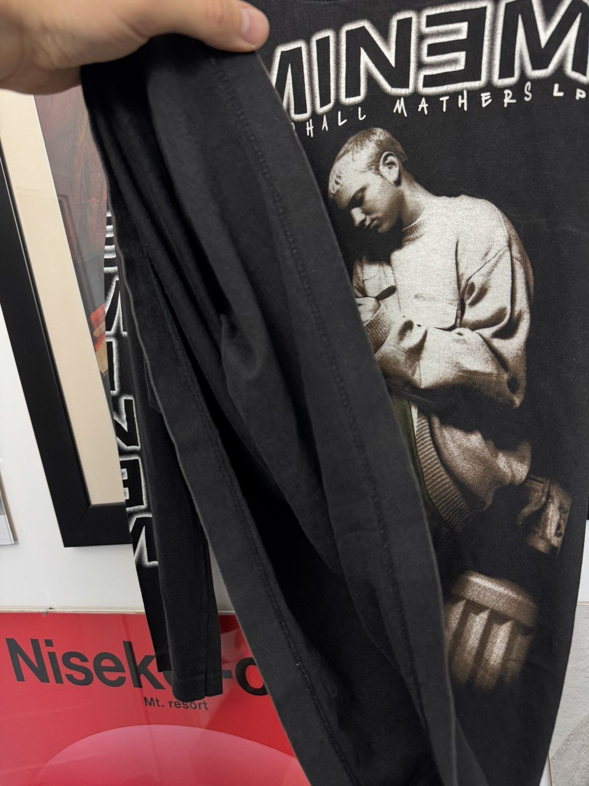 Eminem Eminem The Marshall Mathers LP Vintage Longsleeve Streetwear Size US L / EU 52-54 / 3 - 4 Thumbnail
