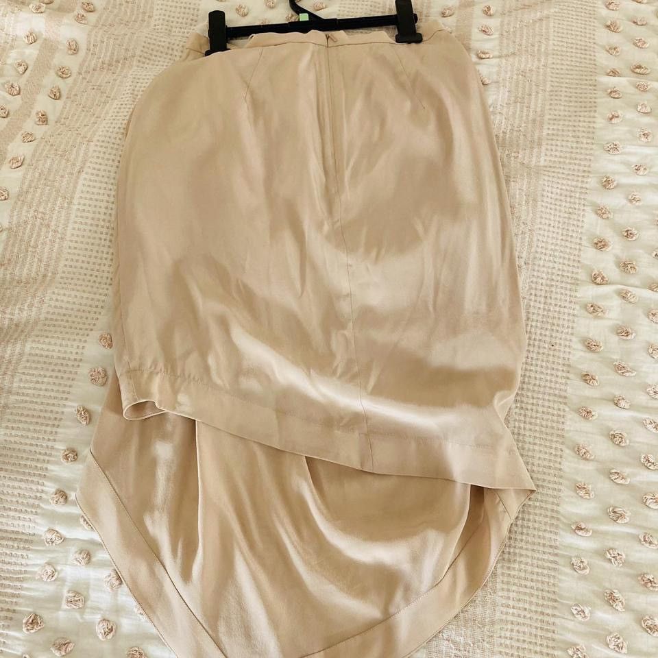 Zimmermann ✨ Zimmermann Beige Silk Skirt - Size 2 ✨ Size 28" / US 6 / IT 42 - 6 Thumbnail