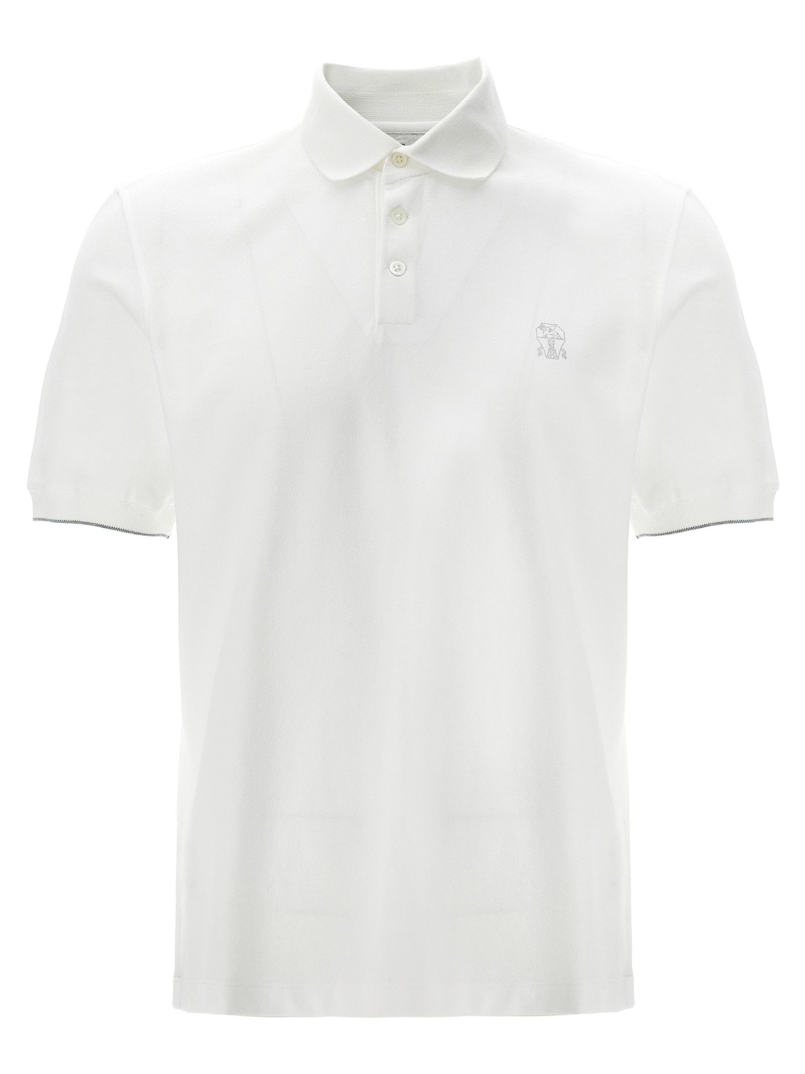 Brunello Cucinelli Logo Piqué Polo Shirt Size US XXL / EU 58 / 5 - 1 Thumbnail