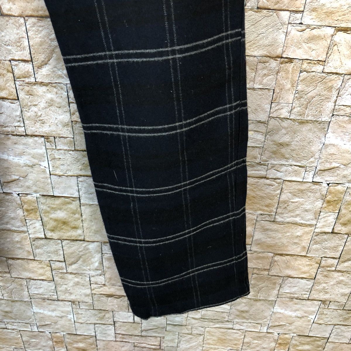 Harris Tweed Harris Tweed Dark Blue Checkred Pants #A358 Size US 30 / EU 46 - 10 Thumbnail
