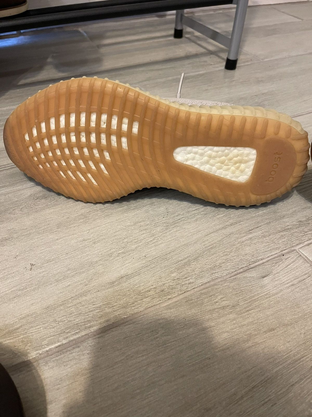 Adidas × Kanye West Yeezy Boost 350 V2 Sesame 2018 Size US 11.5 / EU 44-45 - 8 Thumbnail