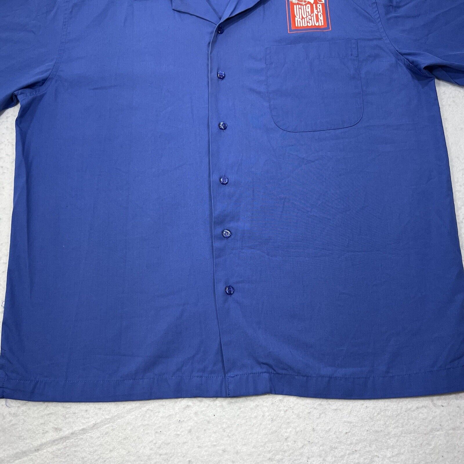 Vintage SeaWorld Viva La Musica Button Front Employee Shirt Size US L / EU 52-54 / 3 - 5 Thumbnail