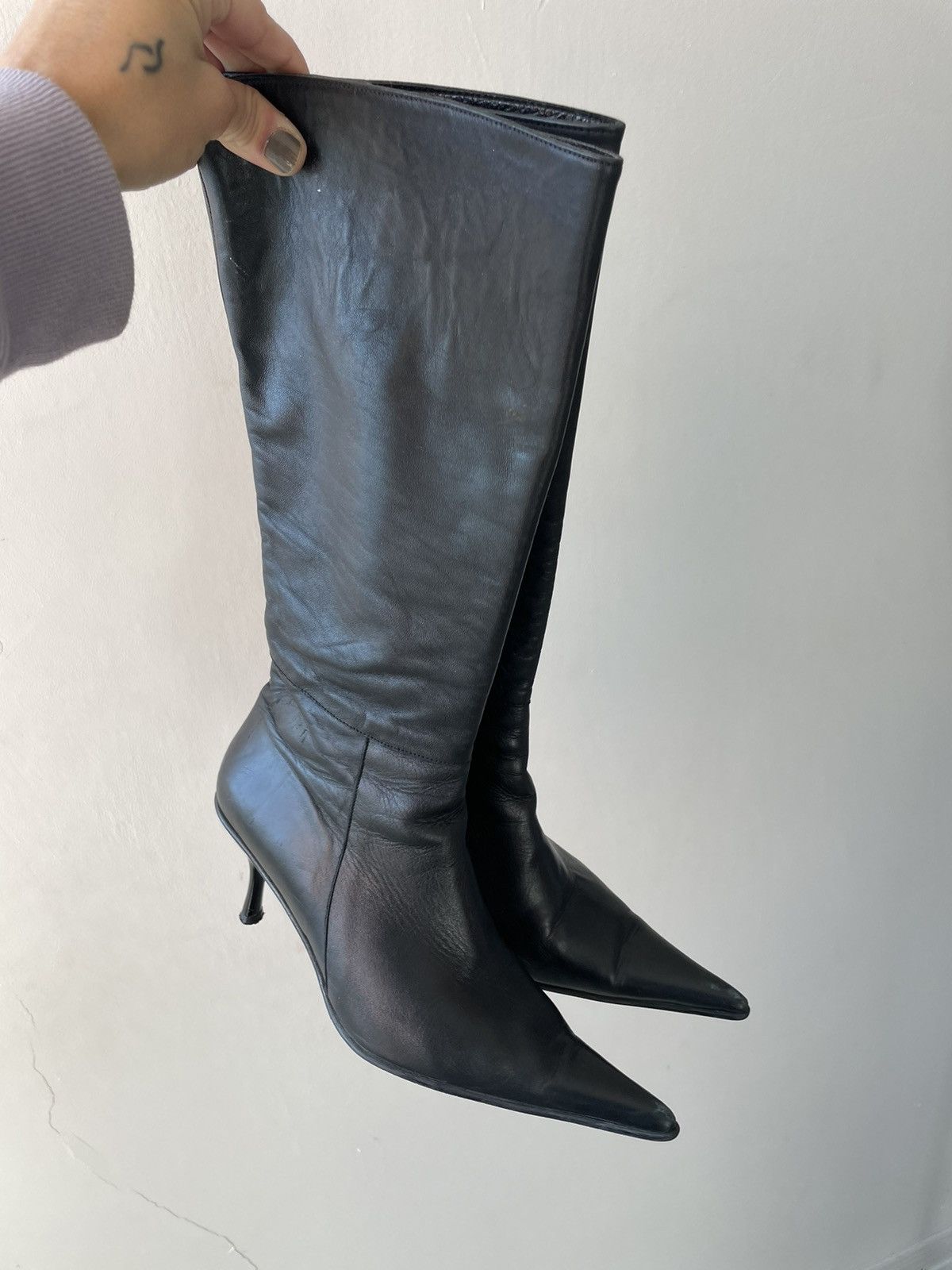 Vintage y2k leather boots Size US 6.5 / IT 36.5 - 5 Thumbnail