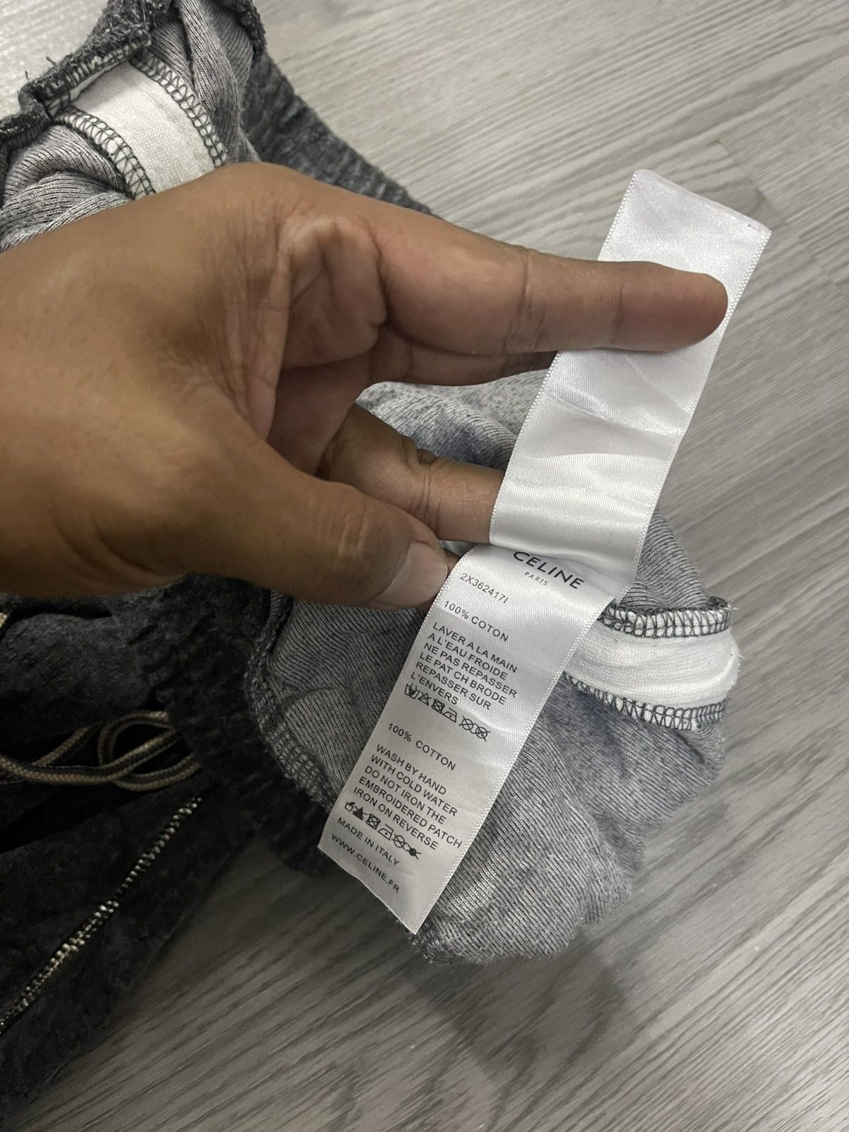 Celine Last drop⚡️Celine Side Zipped Velvet Jogger Pant Size US 30 / EU 46 - 7 Thumbnail