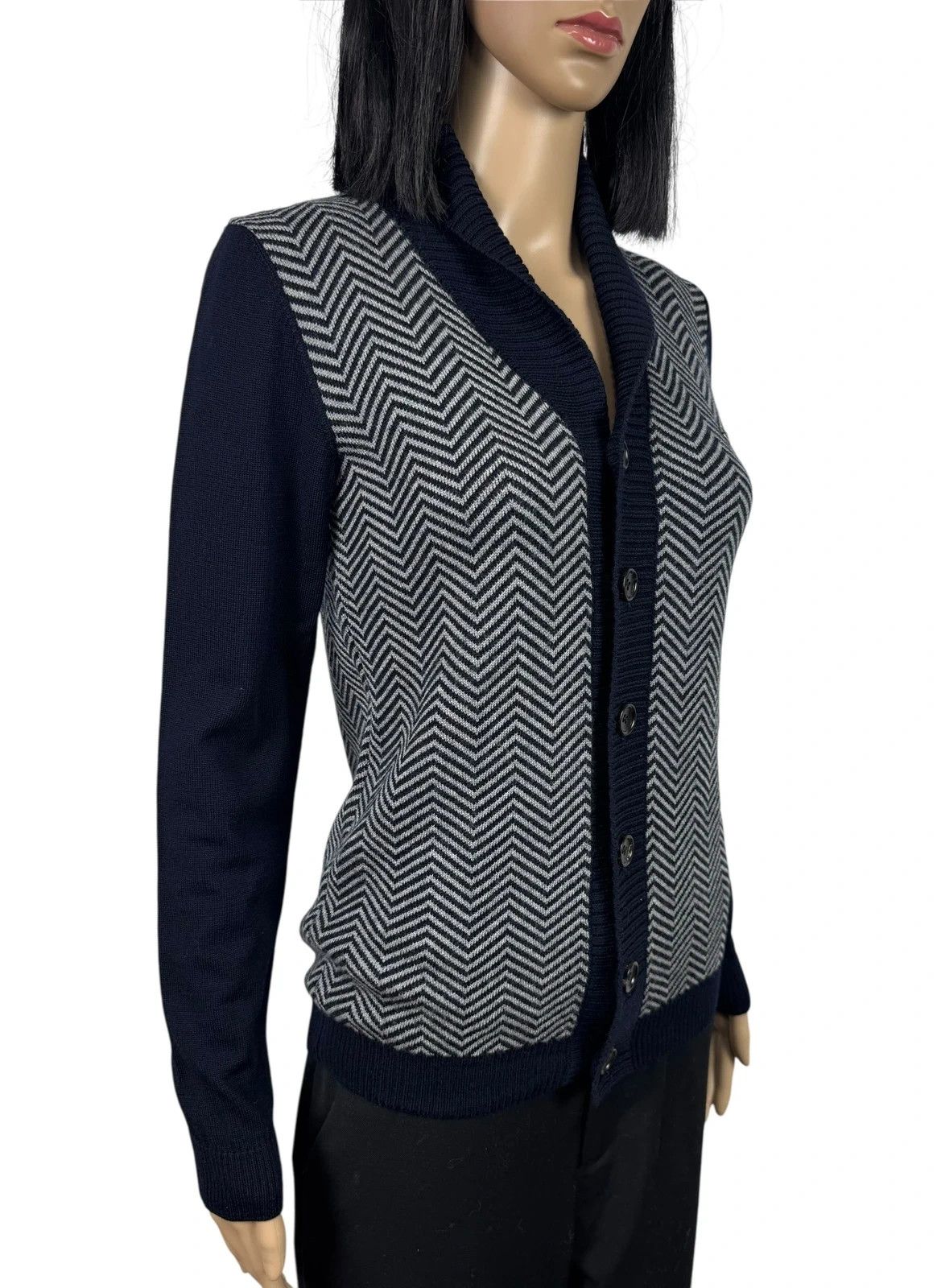 Gucci Gucci Wool Cardigan Herringbone 12 Anni Womens S Size S / US 4 / IT 40 - 3 Thumbnail
