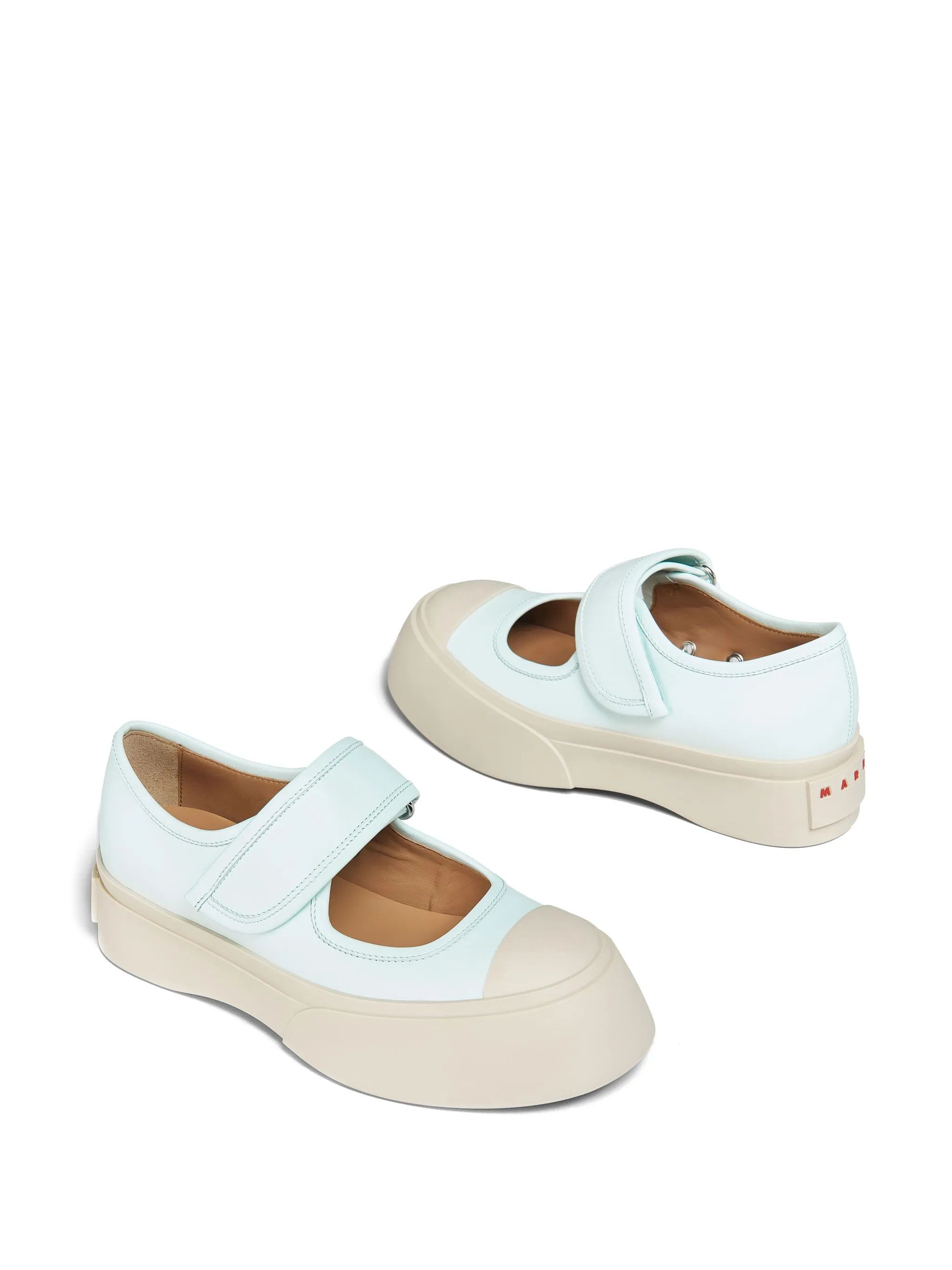 Marni o1f1d3z0525 Pablo Mary Jane Sneakers in Light Blue/Beige Size US 11 / IT 41 - 5 Thumbnail