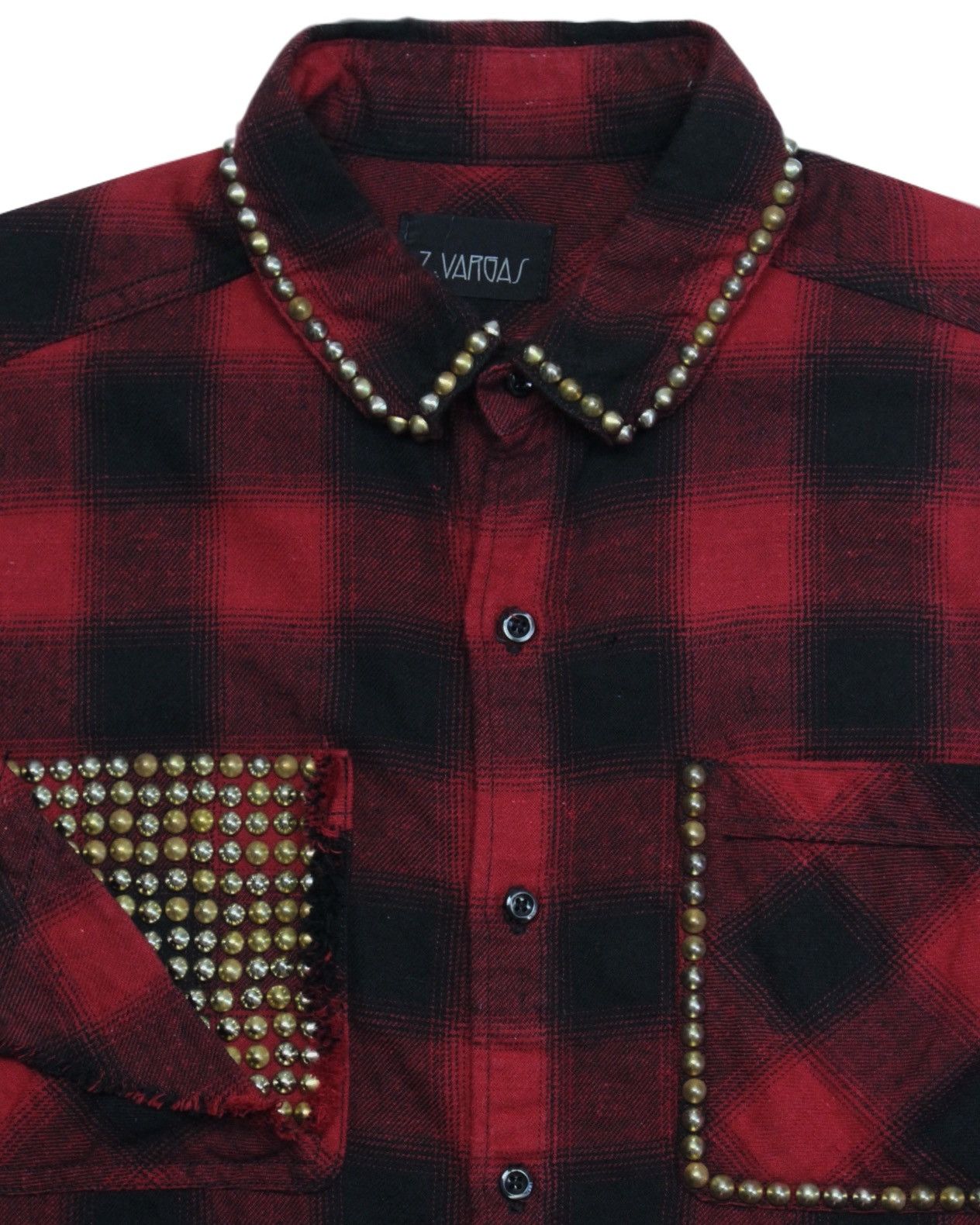 Hysteric Glamour 2000S Z. VARGAS JAPAN PUNK STUDDED CHECK