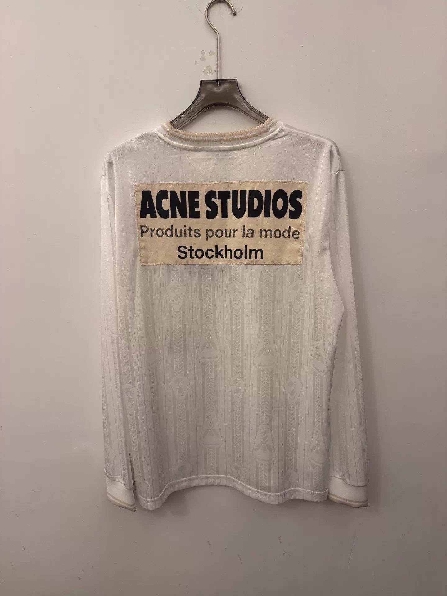 Acne Studios Acne SS26 Printed Crewneck LS Tee Men L NWT Size US L / EU 52-54 / 3 - 3 Thumbnail