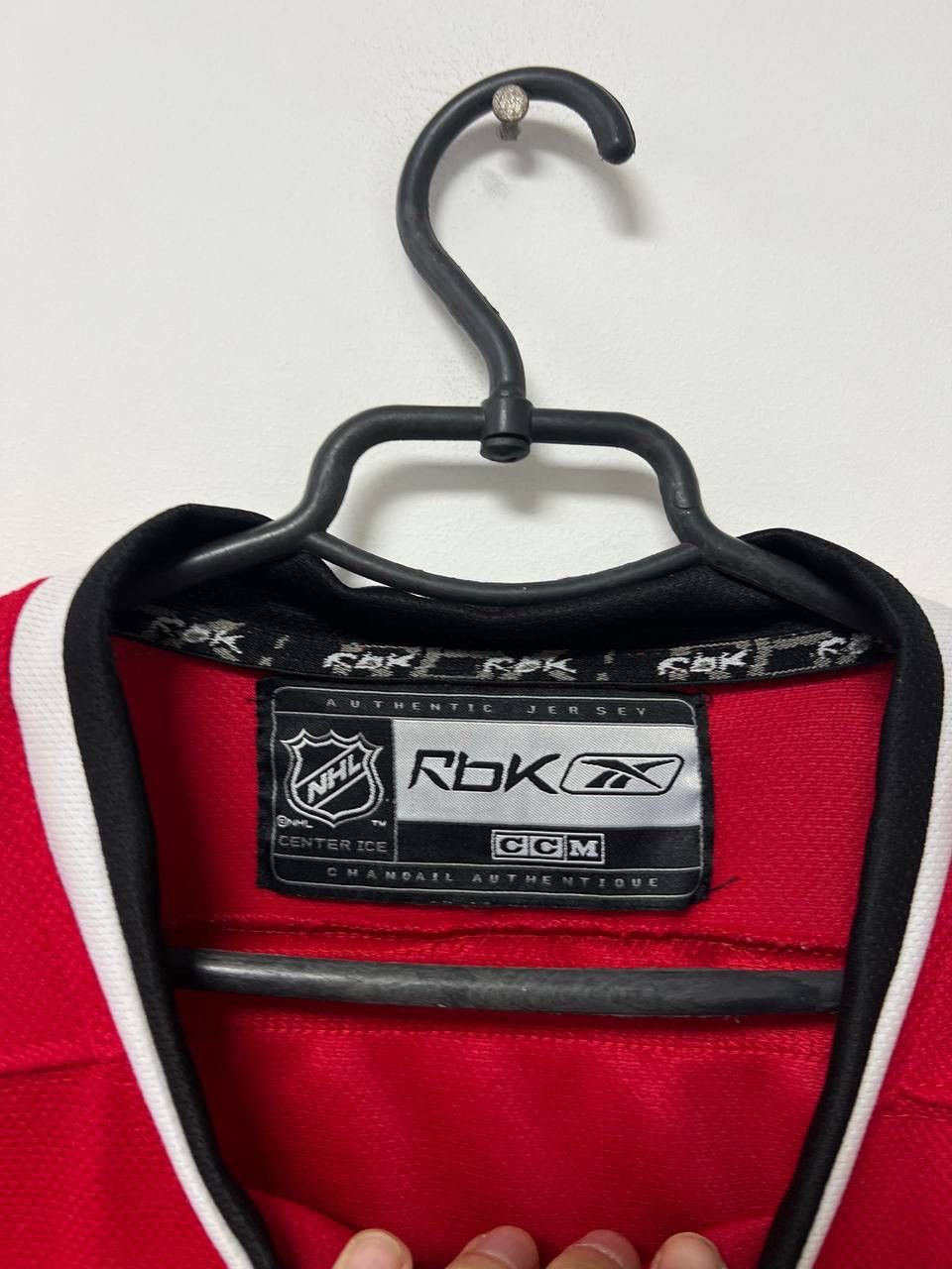 Reebok Chicago Blackhawks #50 Crawford Ice Hockey Jersey Kids L/XL Size US XXS / EU 40 - 20 Thumbnail