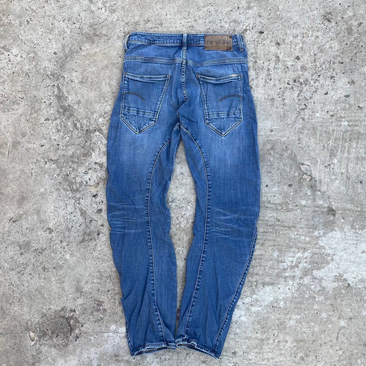 Le Grande Bleu (L.G.B.) Vintage Man’s G-Star Raw W28xL32 Y2K 00s USA Crazy Size US 28 / EU 44 - 6 Thumbnail
