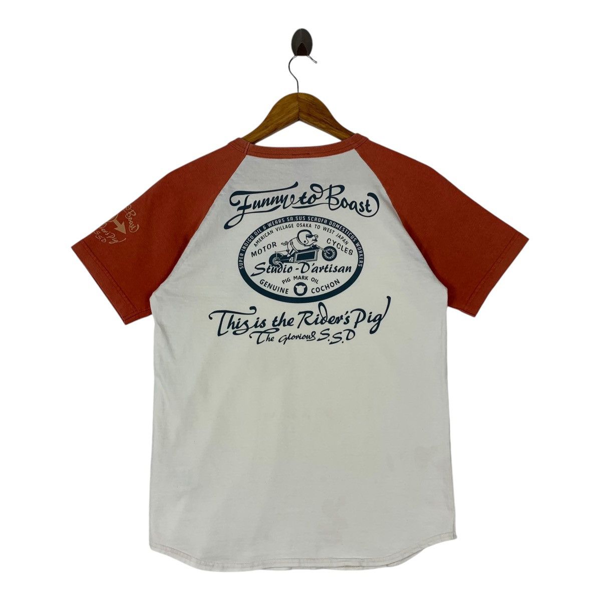 Japanese Brand × Studio D'Artisan STUDIO D’ARTISAN funny to boast back hit printed tee Size US S / EU 44-46 / 1 - 1 Thumbnail