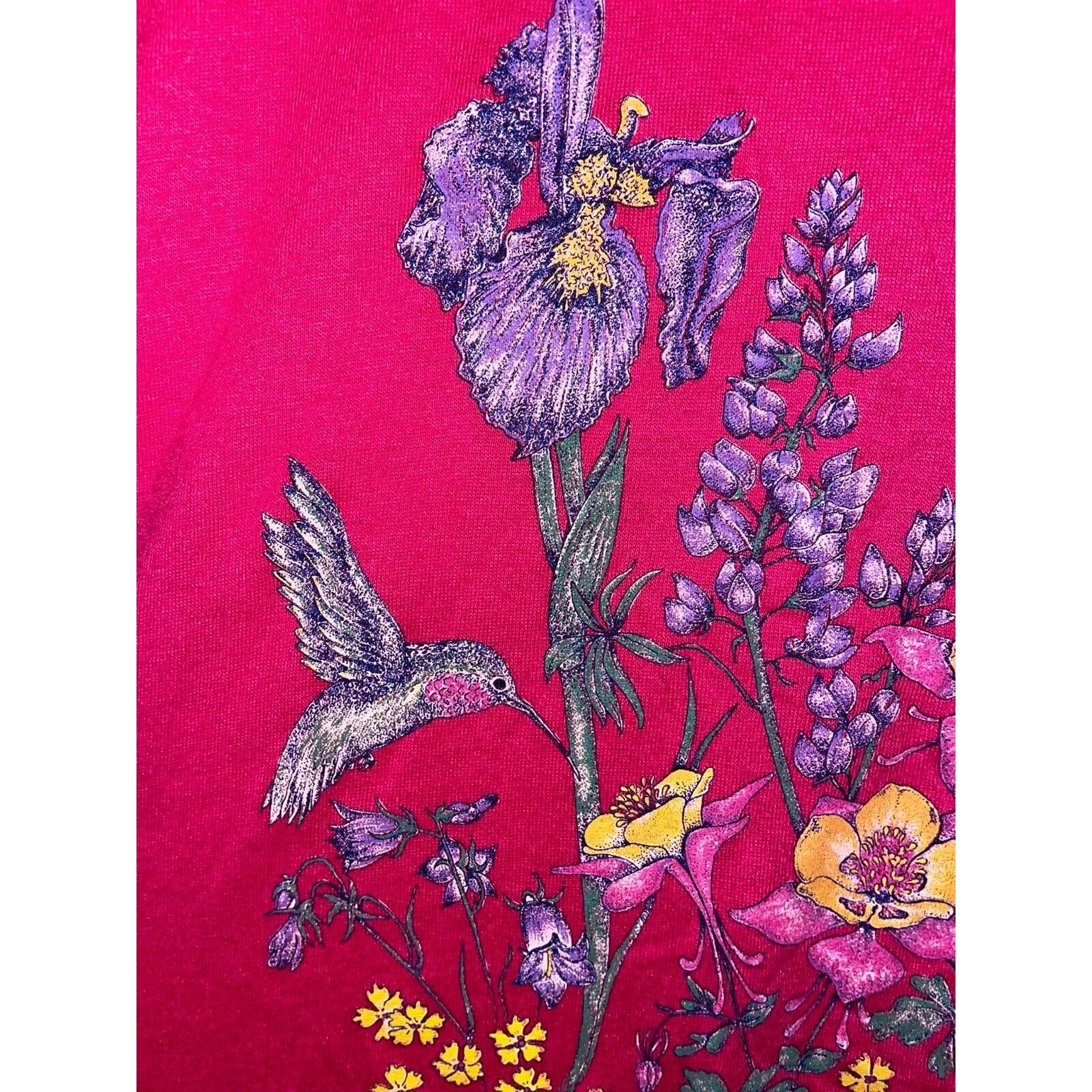 Jerzees Vintage Gatlinburg Shirt Flowers Pink 1994 Tee 90s VTG L Size US L / EU 52-54 / 3 - 2 Thumbnail