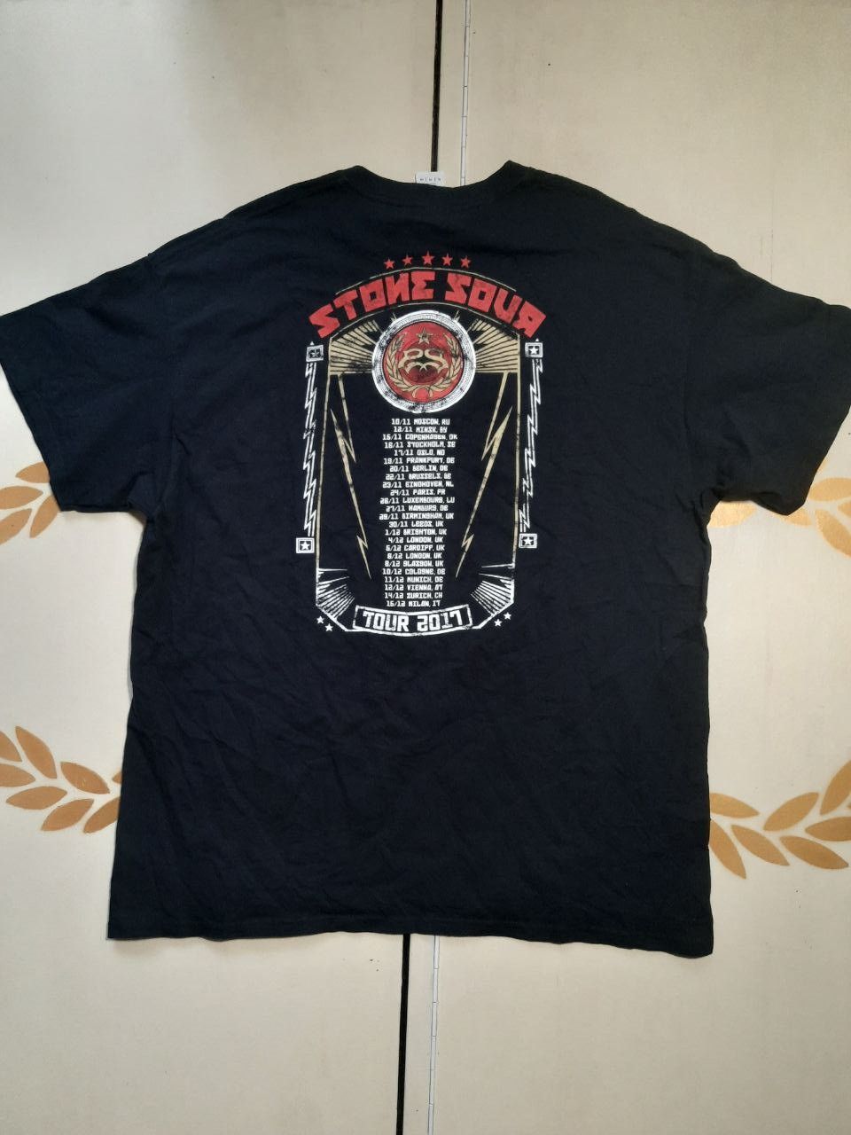 Band Tees × Gildan Gildan Stone Sour Tour 2017 T-Shirt Size US XL / EU 56 / 4 - 6 Thumbnail