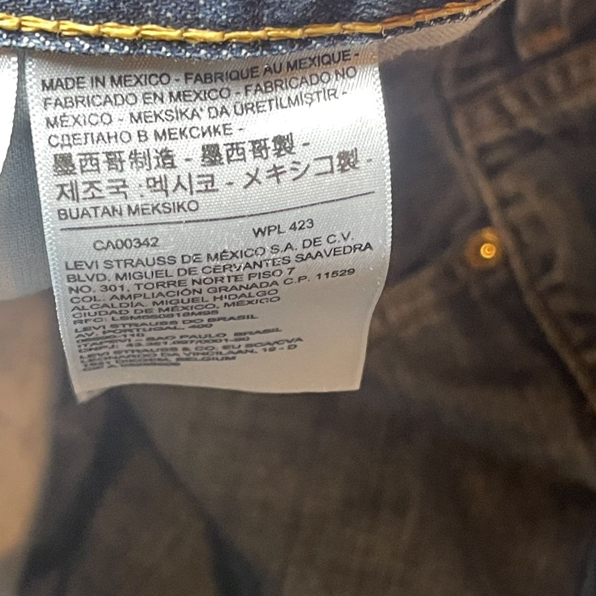 Levi's Vintage Levis 569 Straight Leg Jeans Mens 42x30 Blue Y2K Size US 42 / EU 58 - 4 Thumbnail