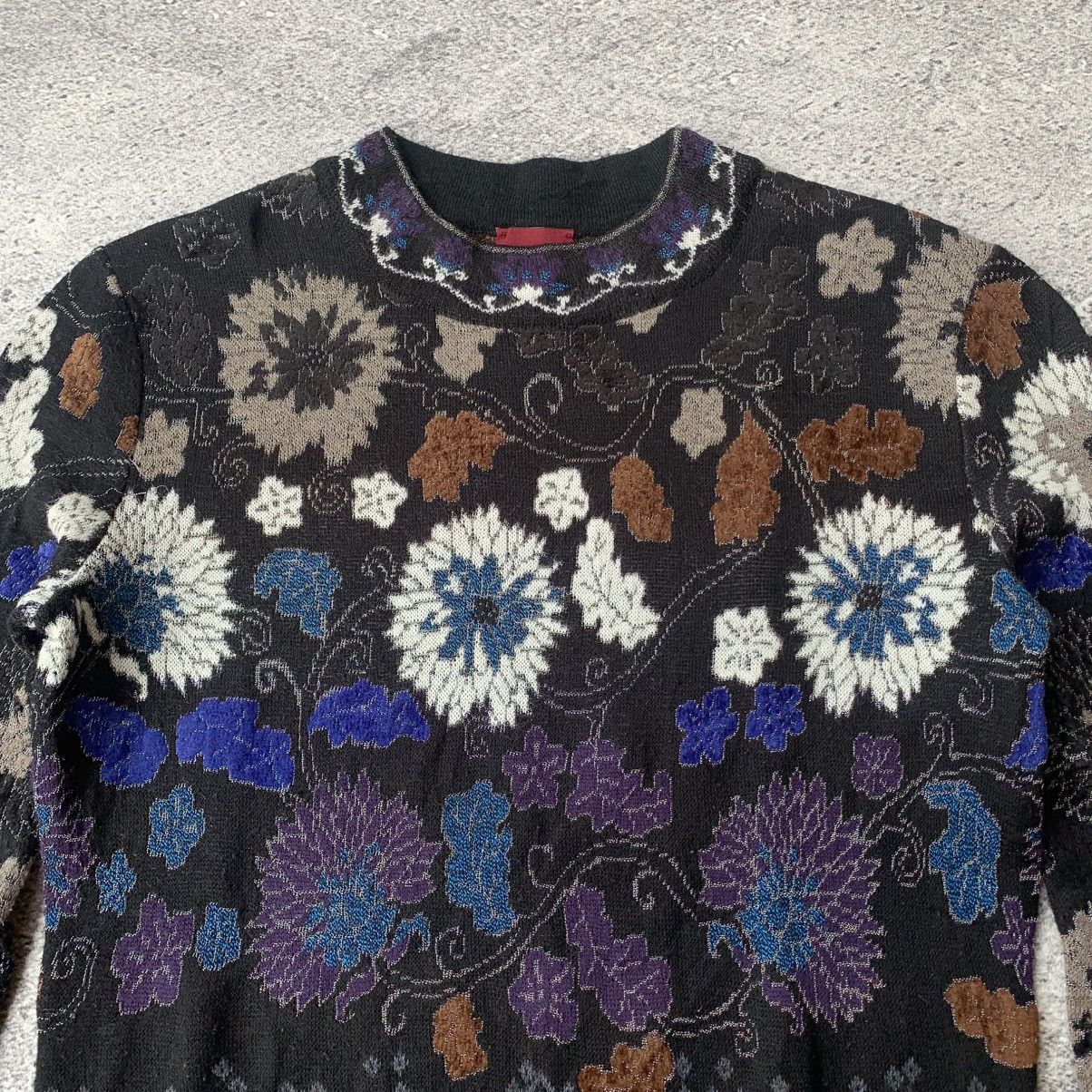 Kenzo Kenzo jacquard floral Wool Knit Size M / US 6-8 / IT 42-44 - 5 Thumbnail