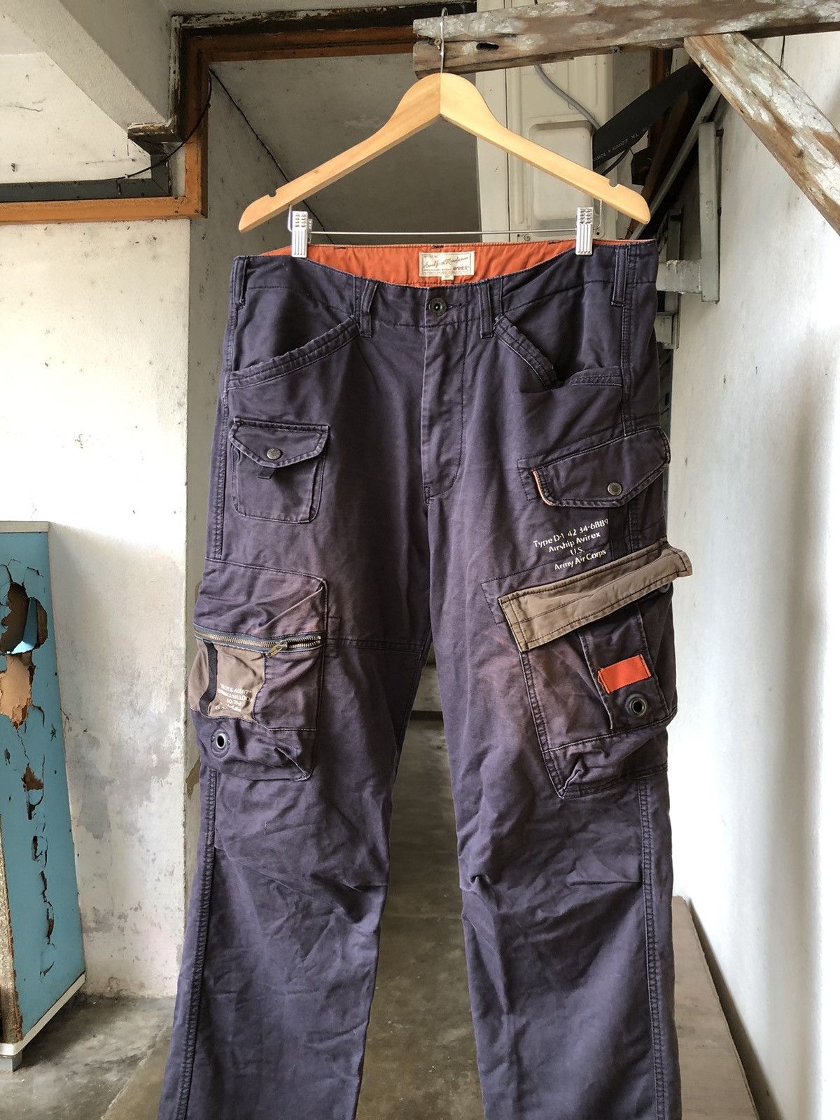 Avirex Vintage Avirex U.S Army Air Corps Distressed Cargo Pants Size US 38 / EU 54 - 3 Thumbnail
