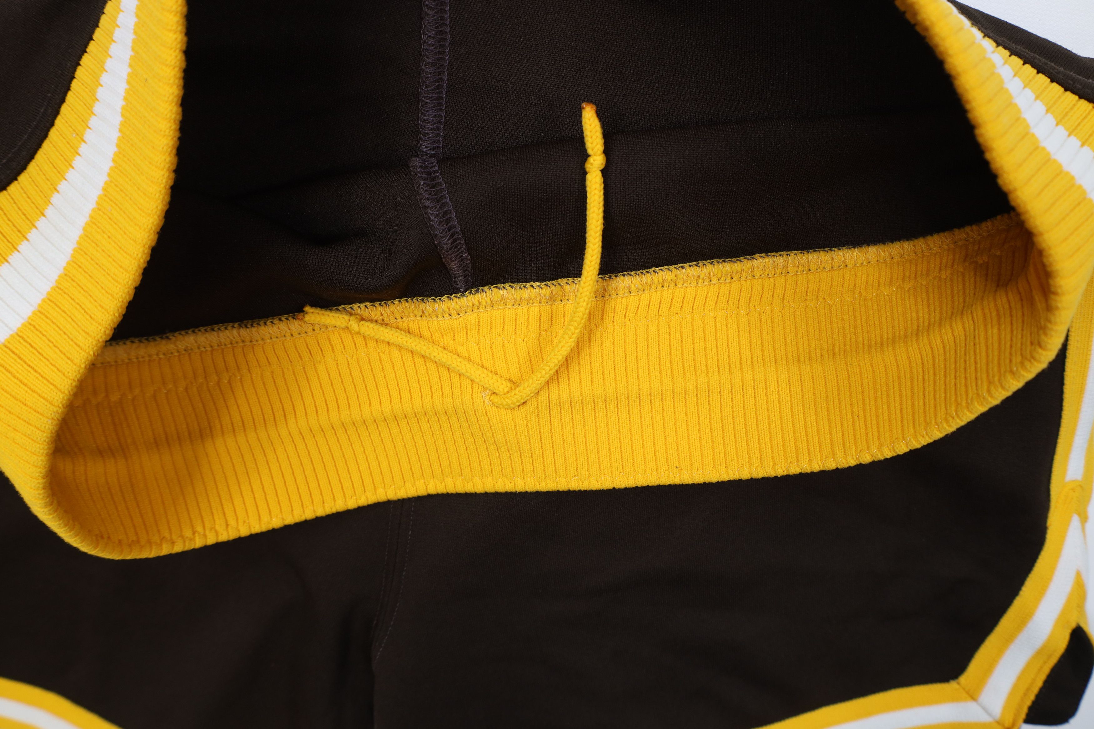 Vintage Vintage 70s Streetwear Knit Basketball Shorts Brown USA Size US 36 / EU 52 - 5 Thumbnail