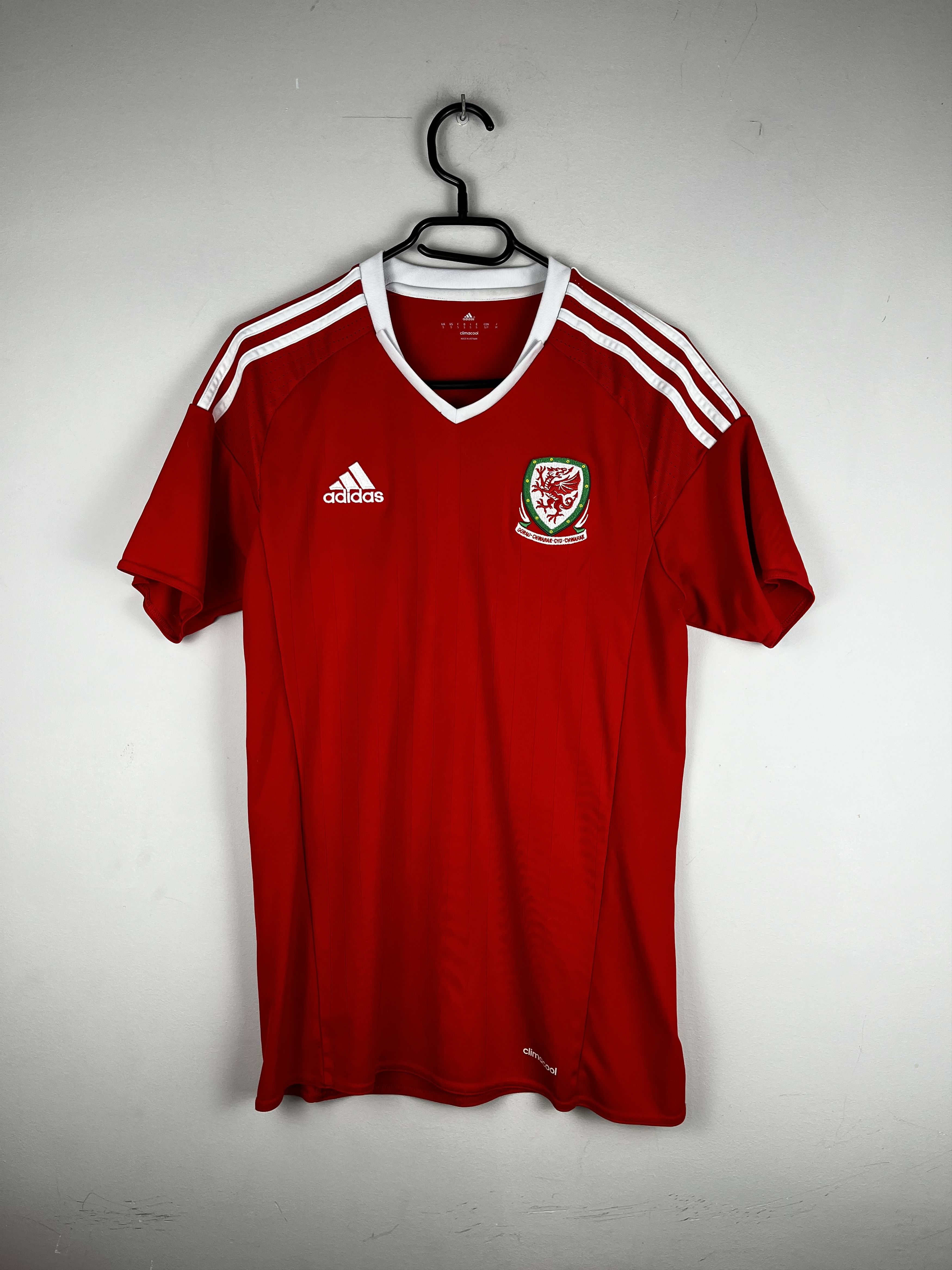 Adidas Adidas Wales 2016 Home Kit Jersey Size US S / EU 44-46 / 1 - 1 Thumbnail