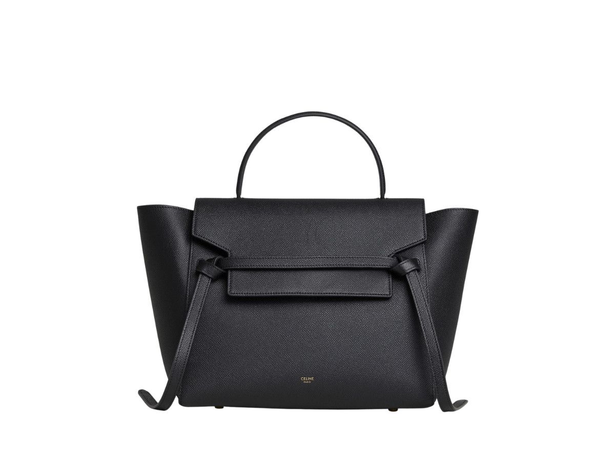 Celine o1w1db10426 Size: OS/Sac Belt Mini Modele in Black Size ONE SIZE - 1 Thumbnail