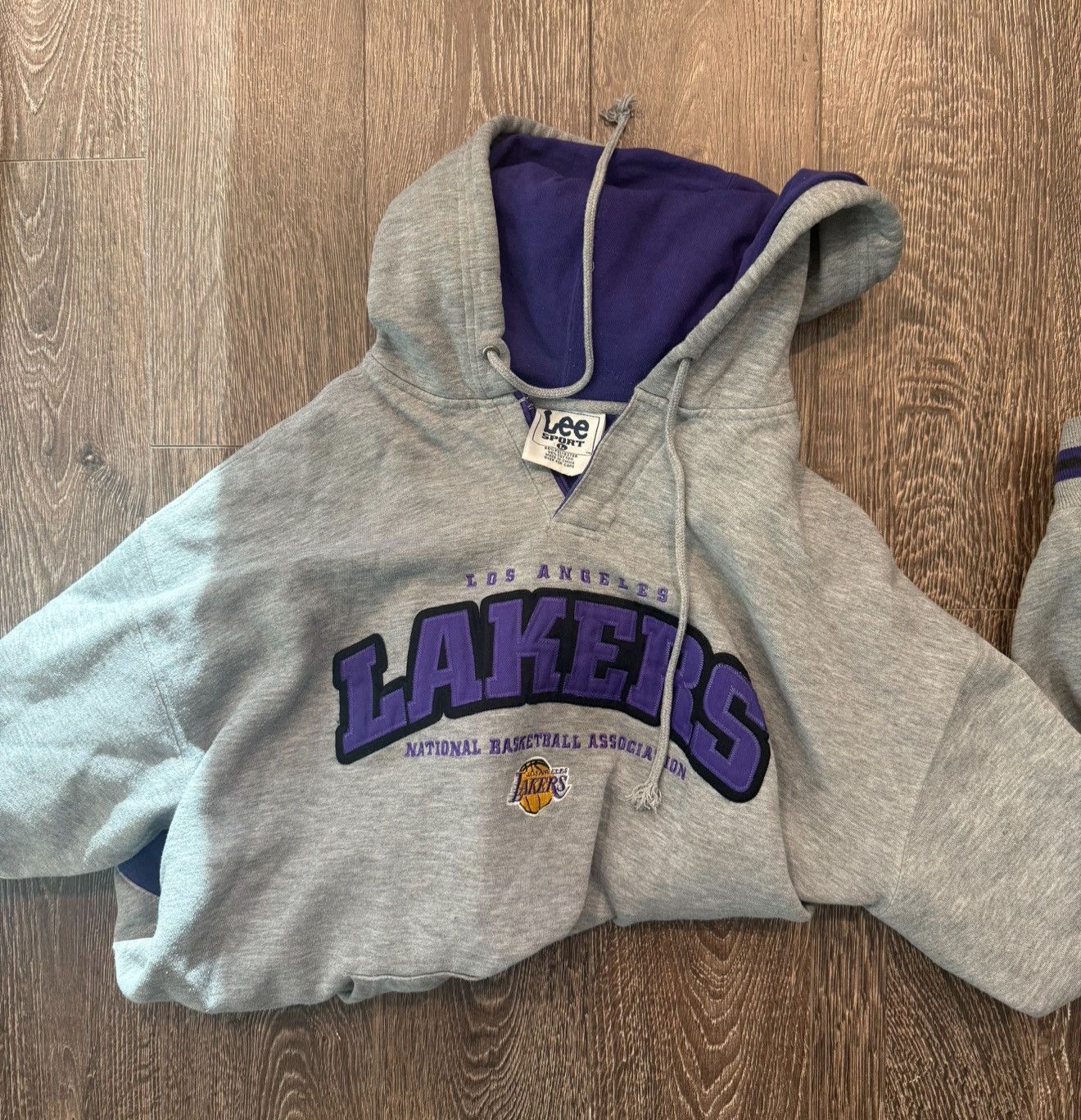 Lee Vintage Lakers Hoodie Jacket Size US L / EU 52-54 / 3 - 3 Thumbnail