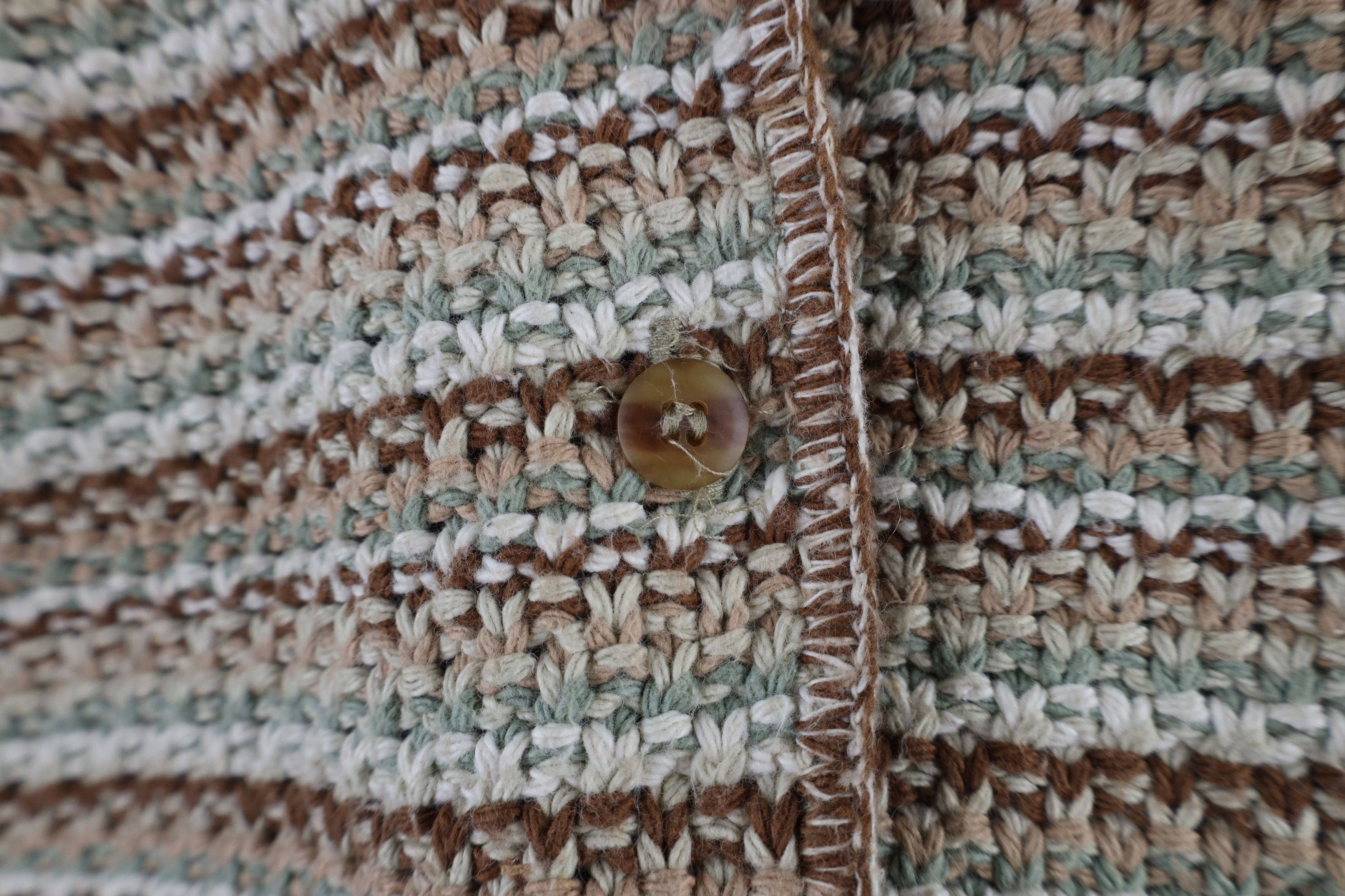 Vintage Vintage 90s Streetwear Tone Knit Cardigan Sweater Vest USA Size XL / US 12-14 / IT 48-50 - 7 Thumbnail