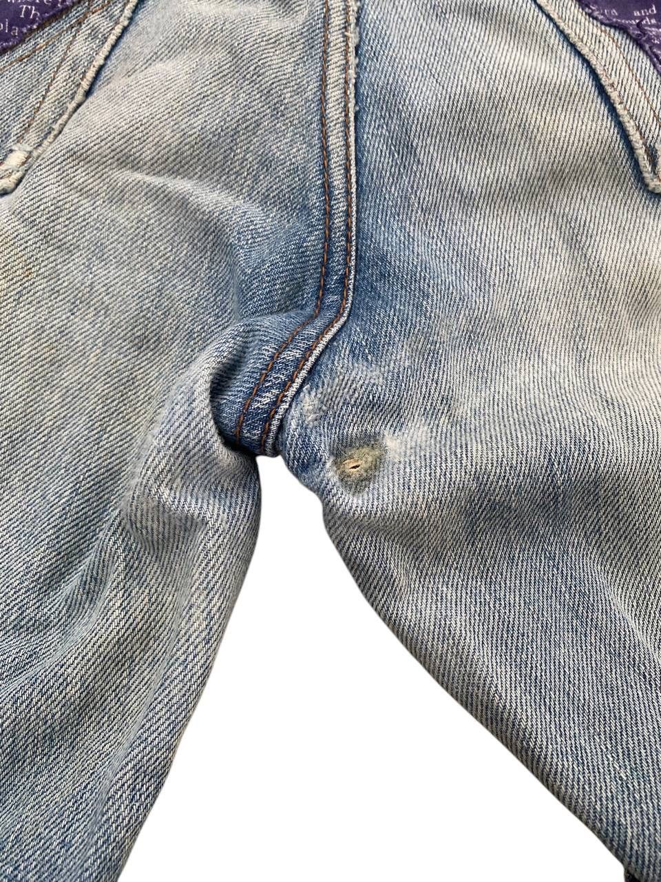 Wrangler Destroyed Wrangler USA Distress Patchwork Jeans Denim Size US 31 - 12 Thumbnail