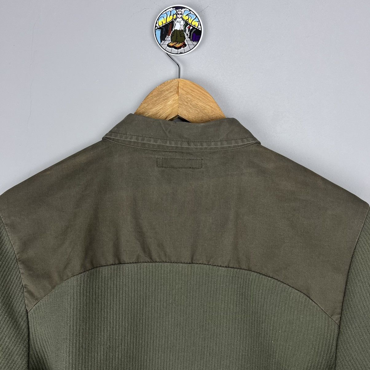 DENHAM × Designer × Japanese Brand Denham Sweater Khaki Longsleeve Polo Japanese Maharishi Size US M / EU 48-50 / 2 - 7 Thumbnail