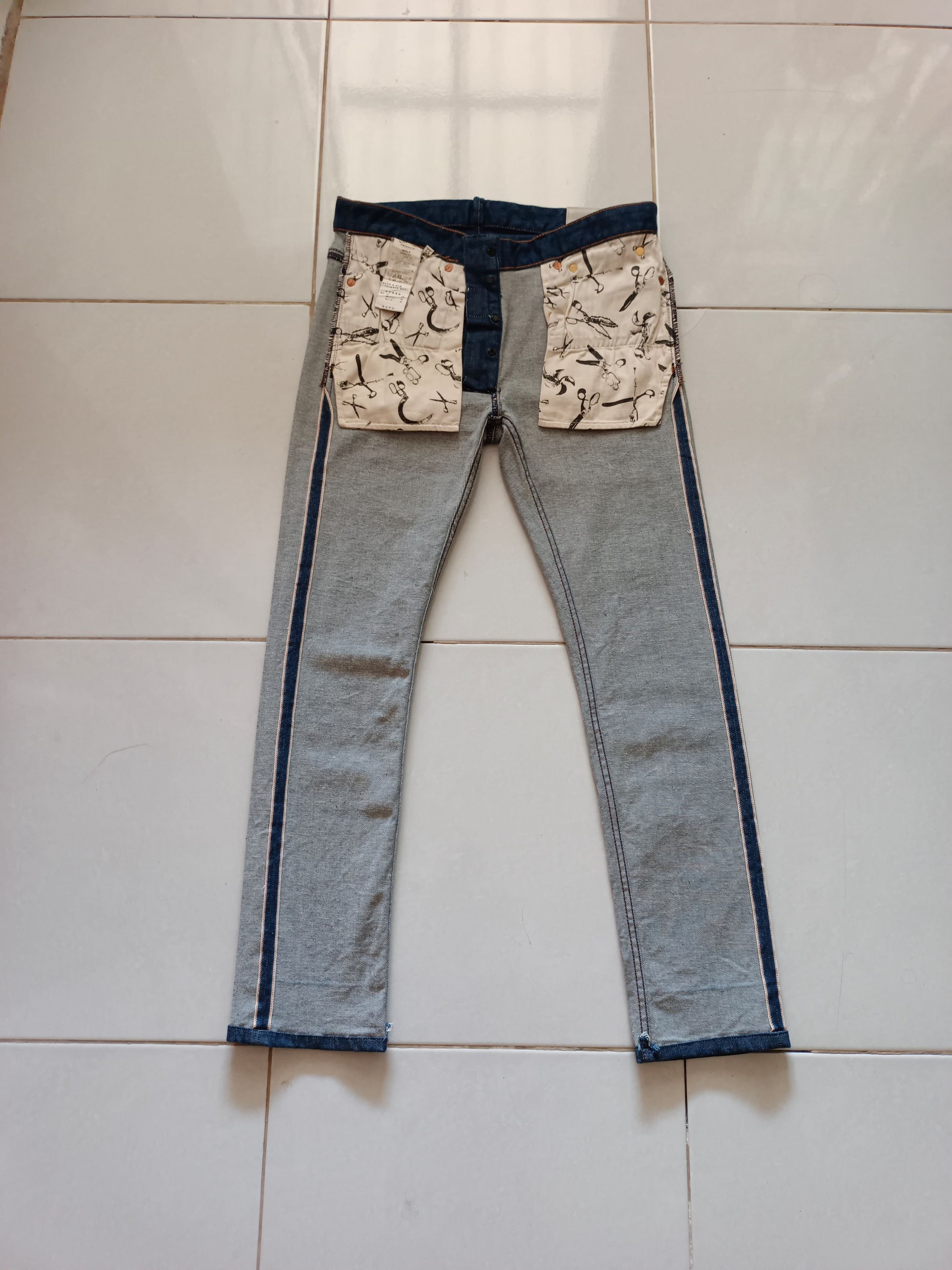 DENHAM Denham Bolt Skinny Fit Selvedge Jeans Size US 30 / EU 46 - 7 Thumbnail
