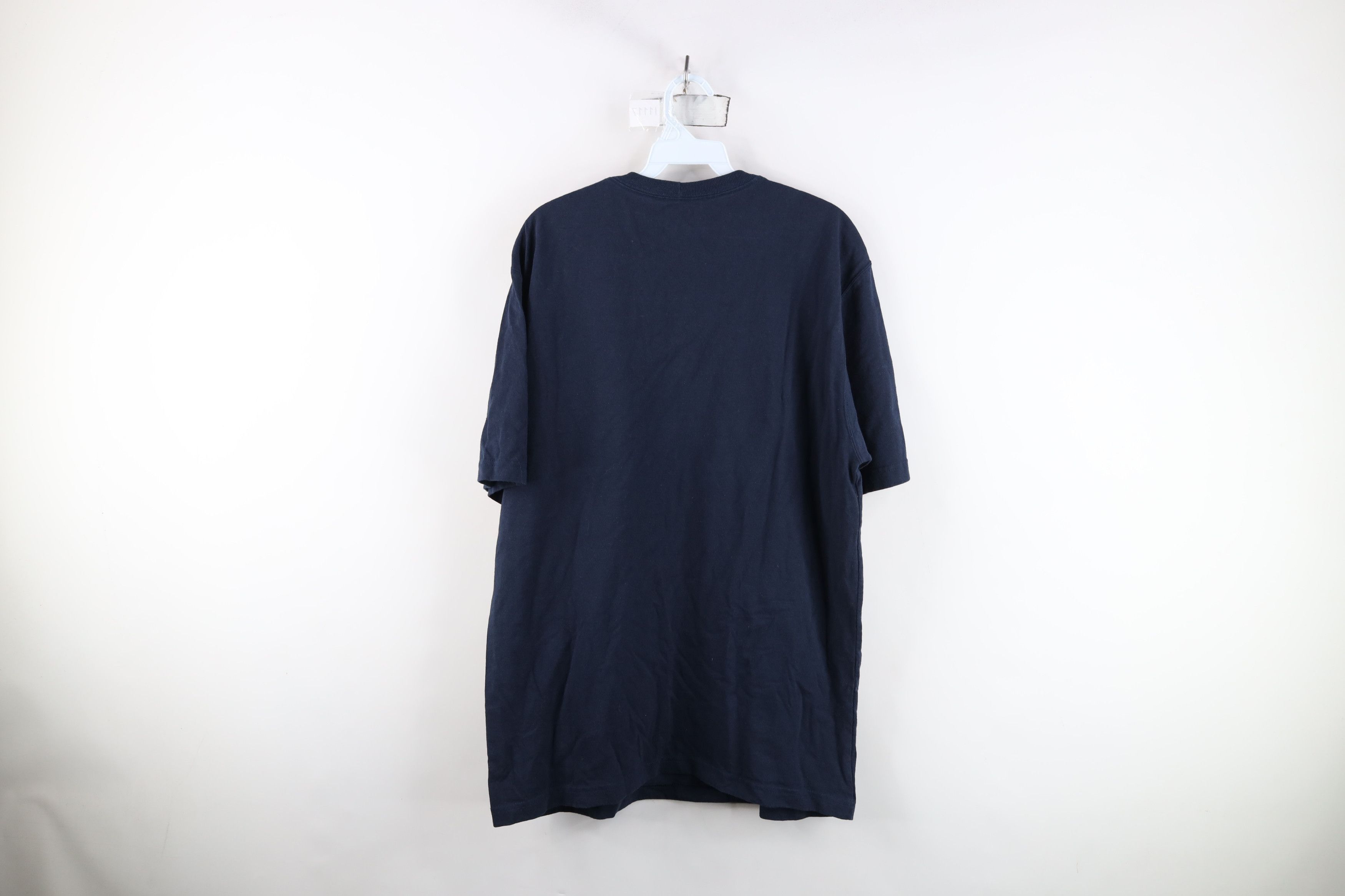 Carhartt Vintage Y2K Carhartt Spell Pocket T-Shirt Navy Blue Cotton Size US M / EU 48-50 / 2 - 11 Thumbnail