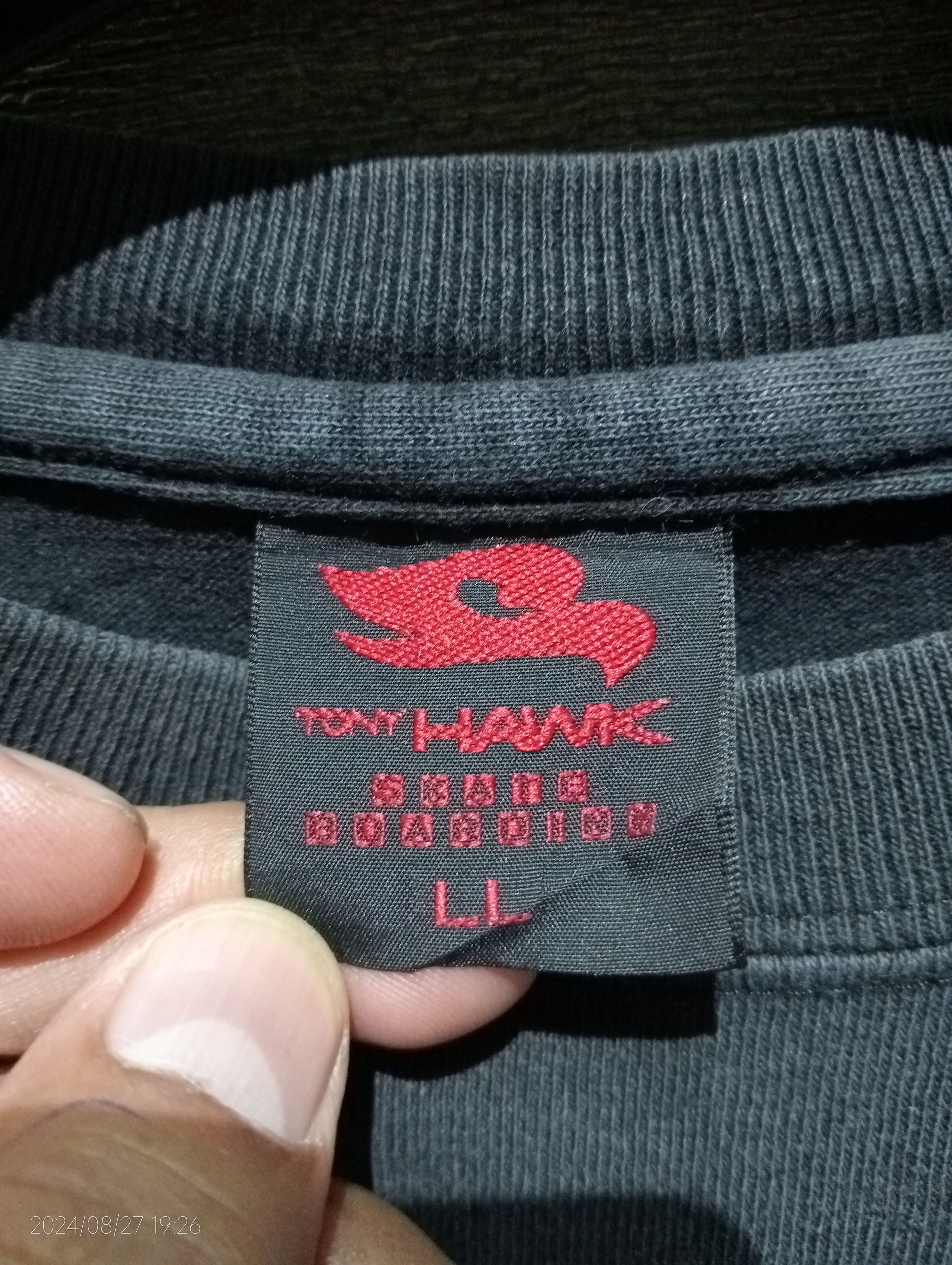 Tony Hawk Vintage Tony Hawk Skateboarding Tee Very Rare Size US L / EU 52-54 / 3 - 2 Thumbnail