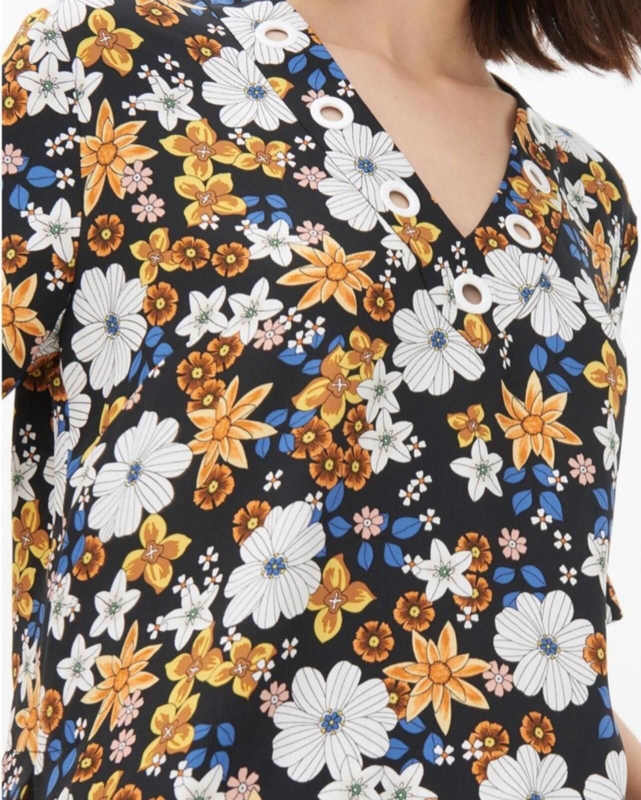 Sandro Sandro ParisFloral V-Neck Eyelet Blouse Size 1 Small Size S / US 4 / IT 40 - 5 Thumbnail