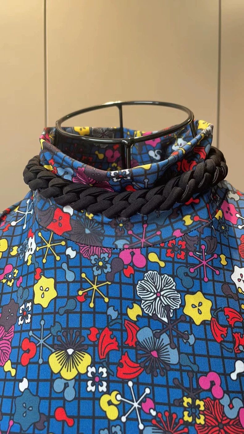 Kenzo KENZO New Chinese Cheongsam with Retro Flower Pattern Size M / US 6-8 / IT 42-44 - 7 Thumbnail