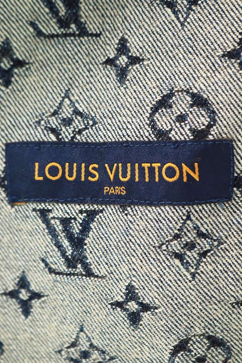 Louis Vuitton Louis Vuitton Nigo Giant Waves Monogram Denim Jacket Size US M / EU 48-50 / 2 - 4 Thumbnail