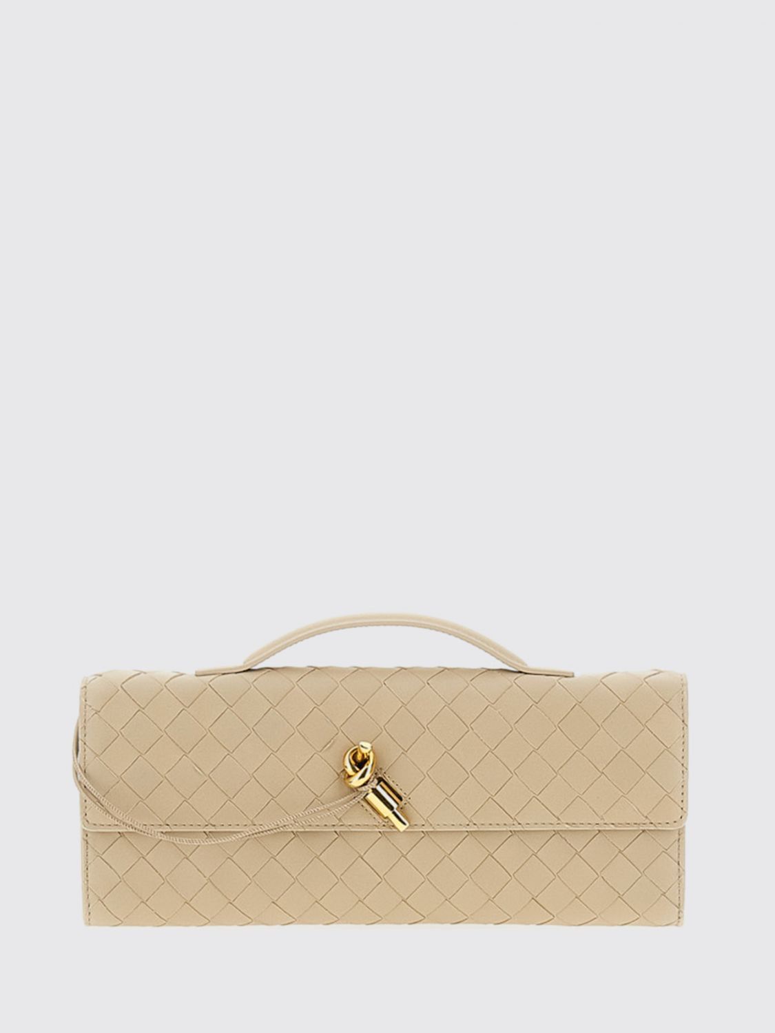 Bottega Veneta Bottega Veneta Clutch Woman Beige Size ONE SIZE - 1 Thumbnail