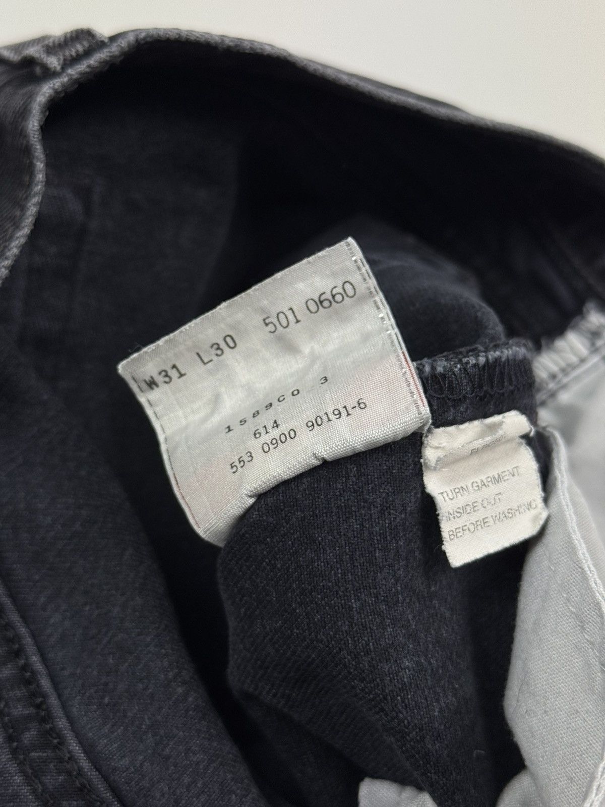 Levi's 1990’s Vintage Distressed Levi’s 501 Washed Gray Jeans Pants Size US 31 - 12 Thumbnail