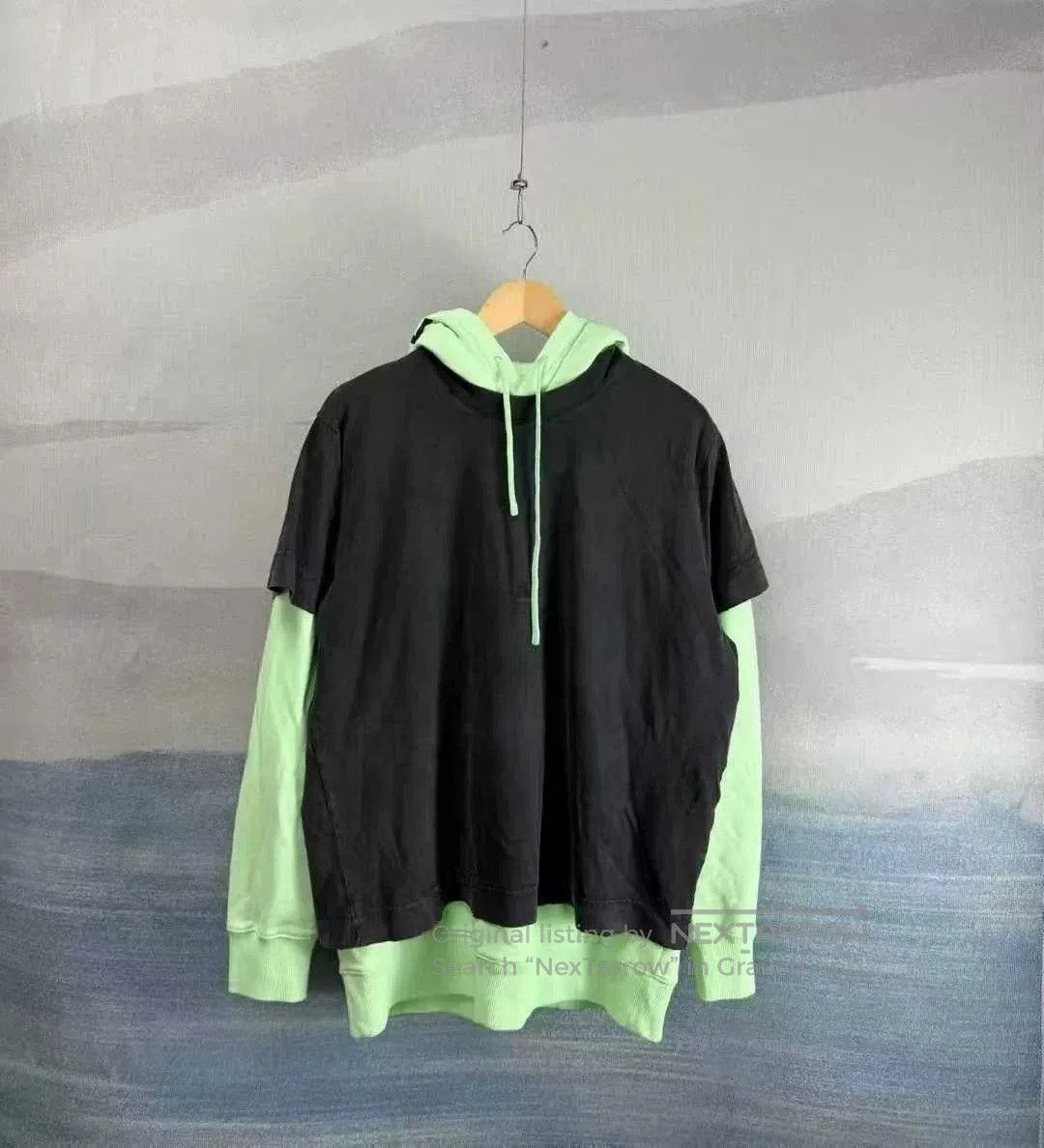 Givenchy Givenchy Black Green Hooded Sweatshirt. Size US XS / EU 42 / 0 - 1 Thumbnail