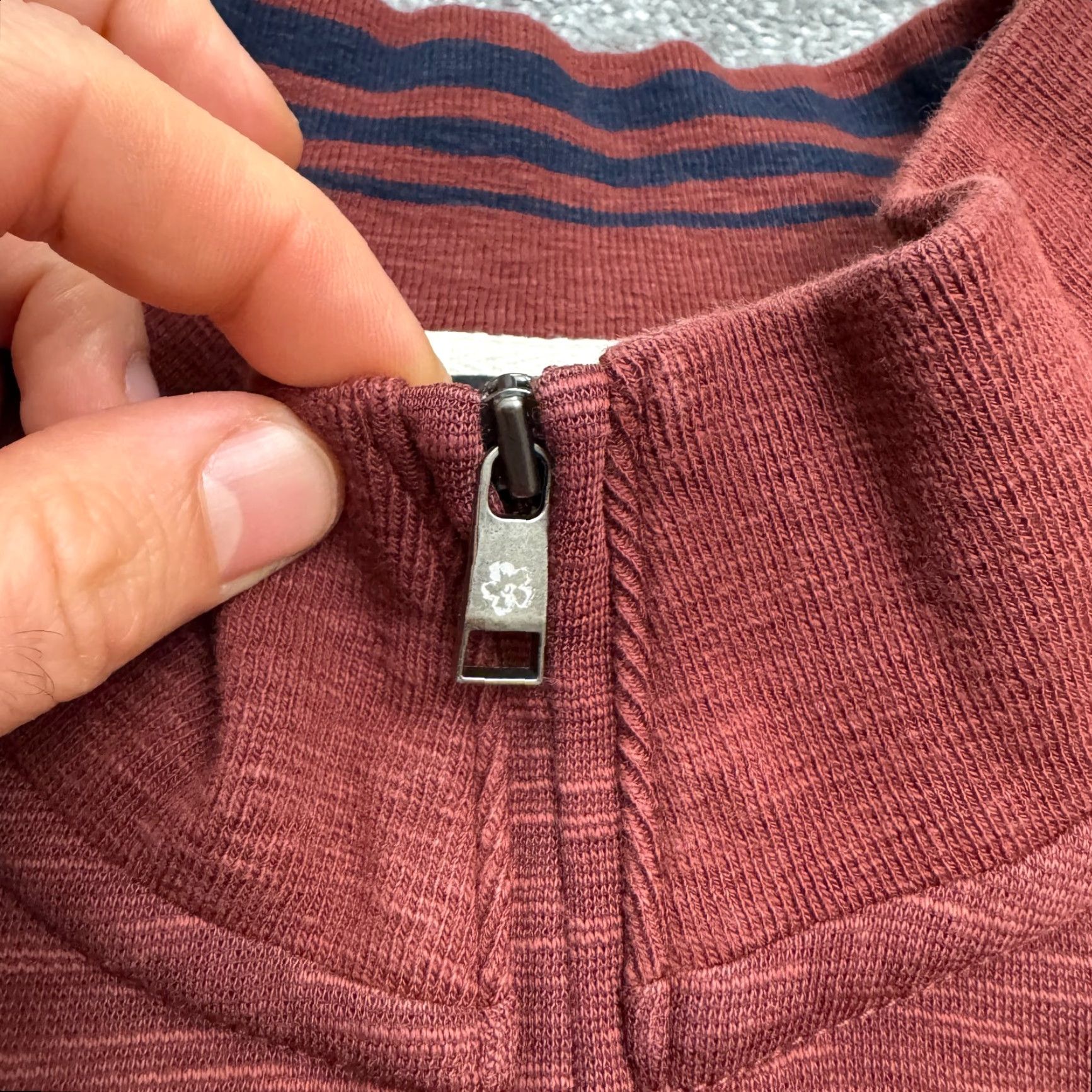 Ted Baker Ted Baker London 1/4 Zip Pullover Sweater Men 3XL Burgundy Red Knit Stretch Mock Neck Casual Workwear Designer Classic Preppy Size US XXL / EU 58 / 5 - 5 Thumbnail