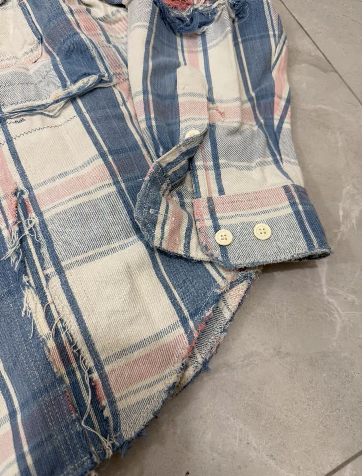 Visvim VISVIM 22SS PIONEER CHECK L/S CRASH J34 Size US XS / EU 42 / 0 - 3 Thumbnail