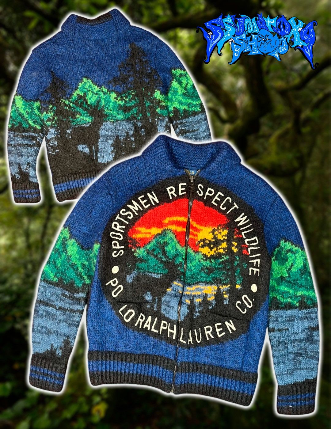 Ralph Lauren Ralph Lauren ZipUp Sweater Respect Wildlife Cardigan Country Size US M / EU 48-50 / 2 - 1 Thumbnail