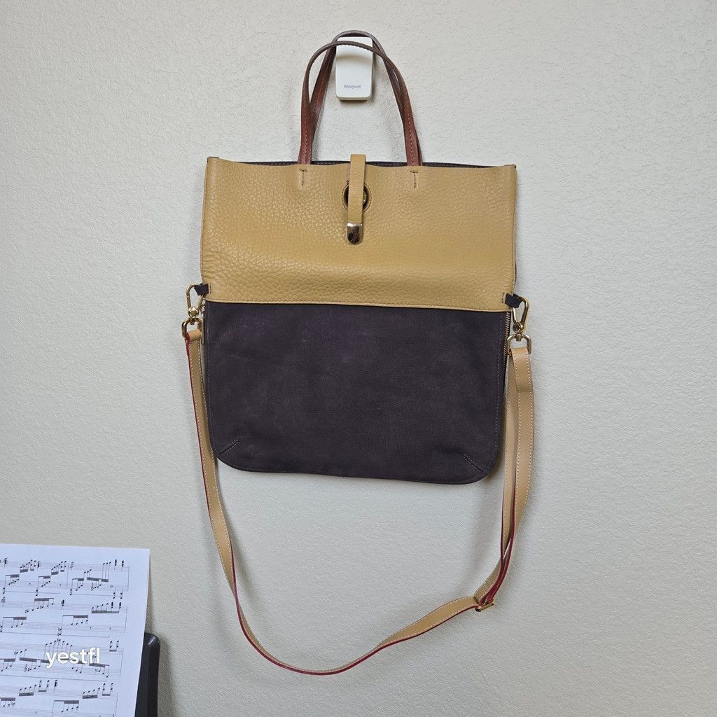 Furla Furla Arcadia Convertible Leather & Suede Tote / Crossbody B Size ONE SIZE - 7 Thumbnail