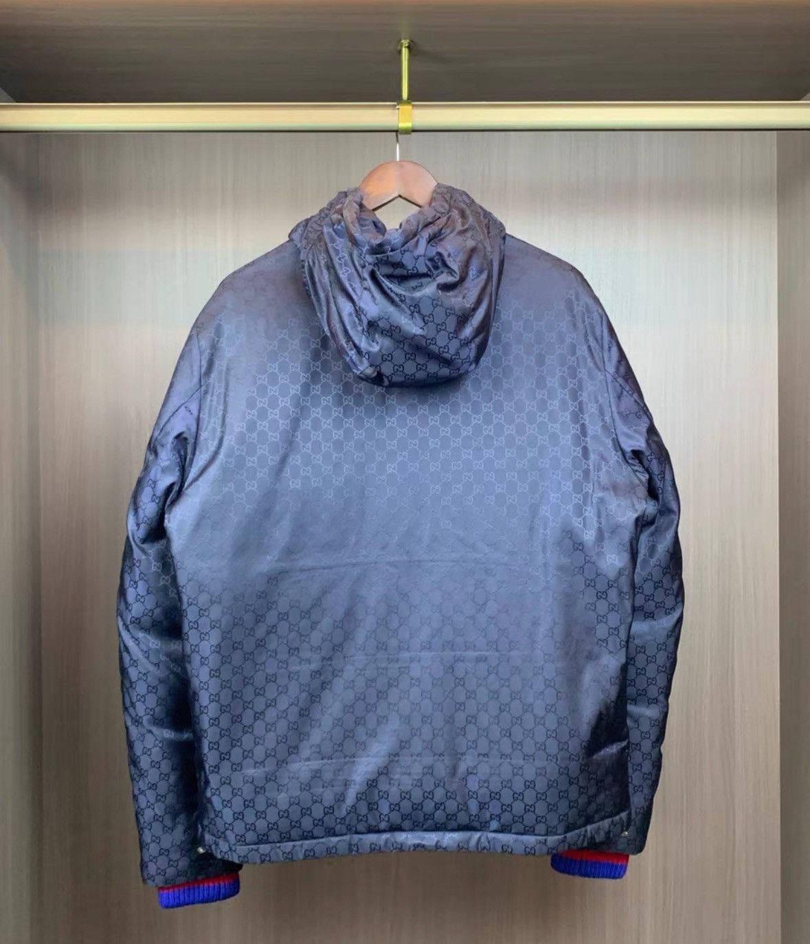 Gucci Gucci Dark patterned full-print old flower down jacket 2504 Size US S / EU 44-46 / 1 - 2 Thumbnail