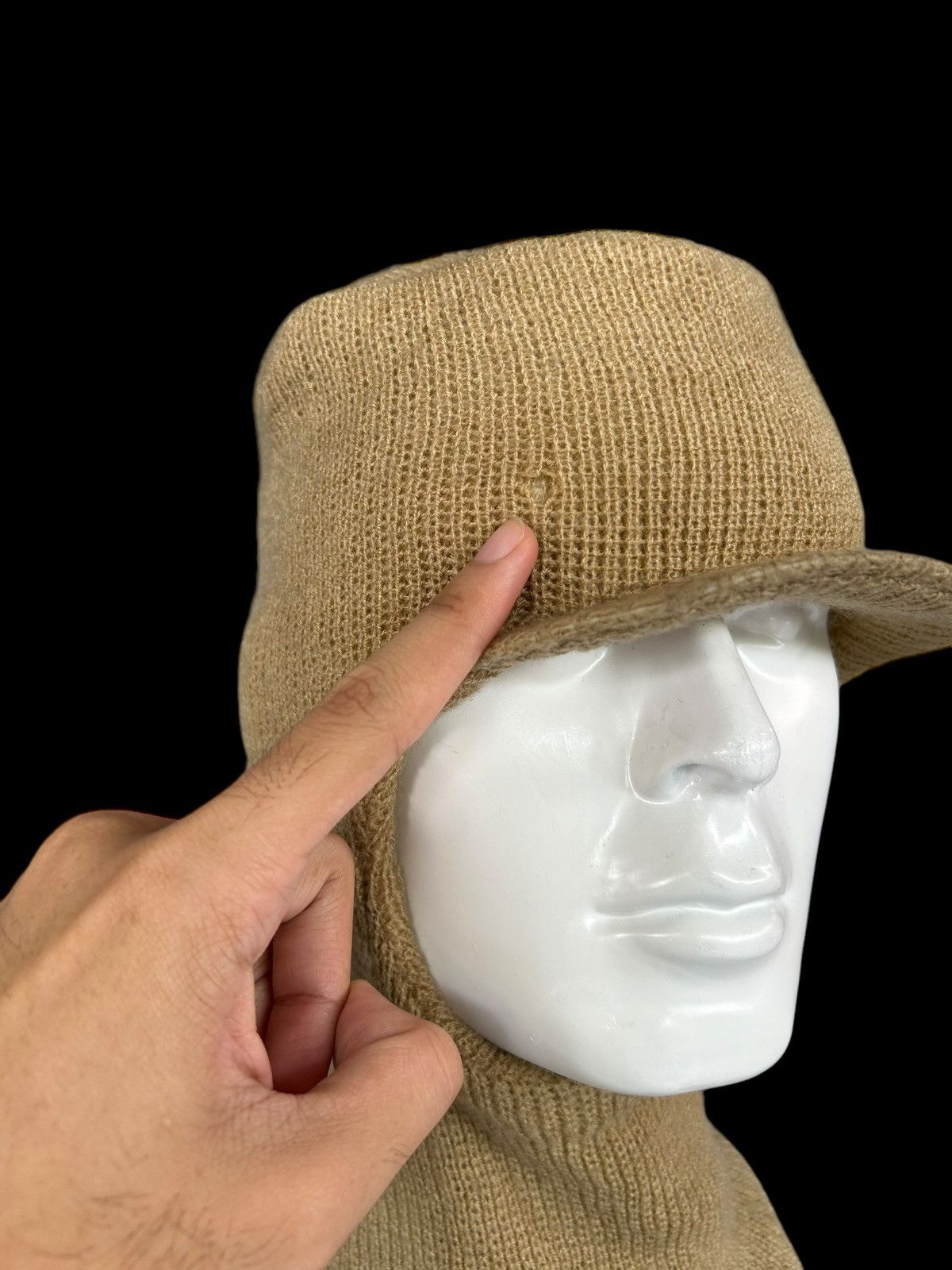 Japanese Brand × Kapital × Vintage Vintage Japanese Balaclava Masked Hats knitt Rare ☠️🎌 Size ONE SIZE - 7 Thumbnail