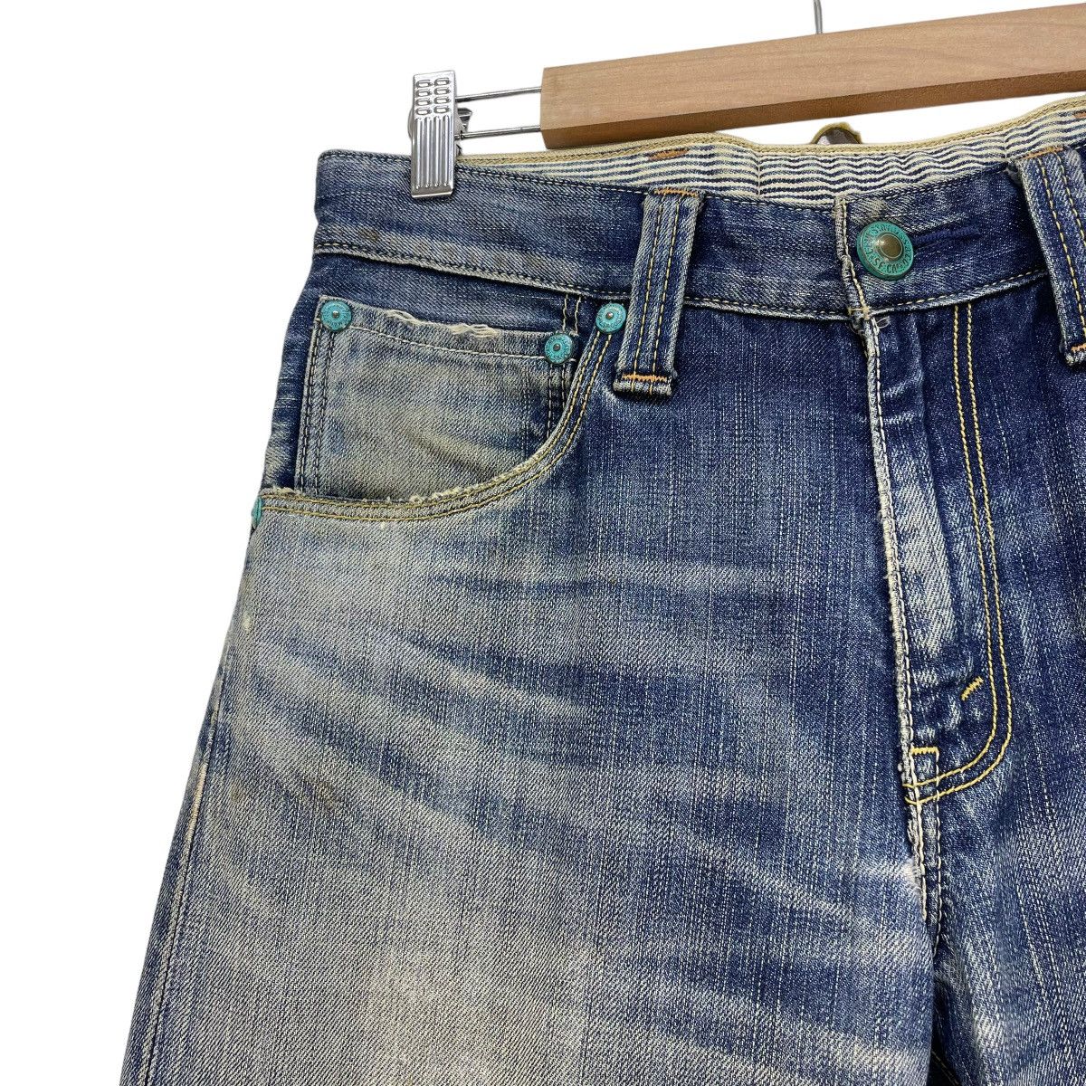 Le Grande Bleu (L.G.B.) 🫴🏻Vintage Levis Denim Jeans Size US 32 / EU 48 - 4 Thumbnail