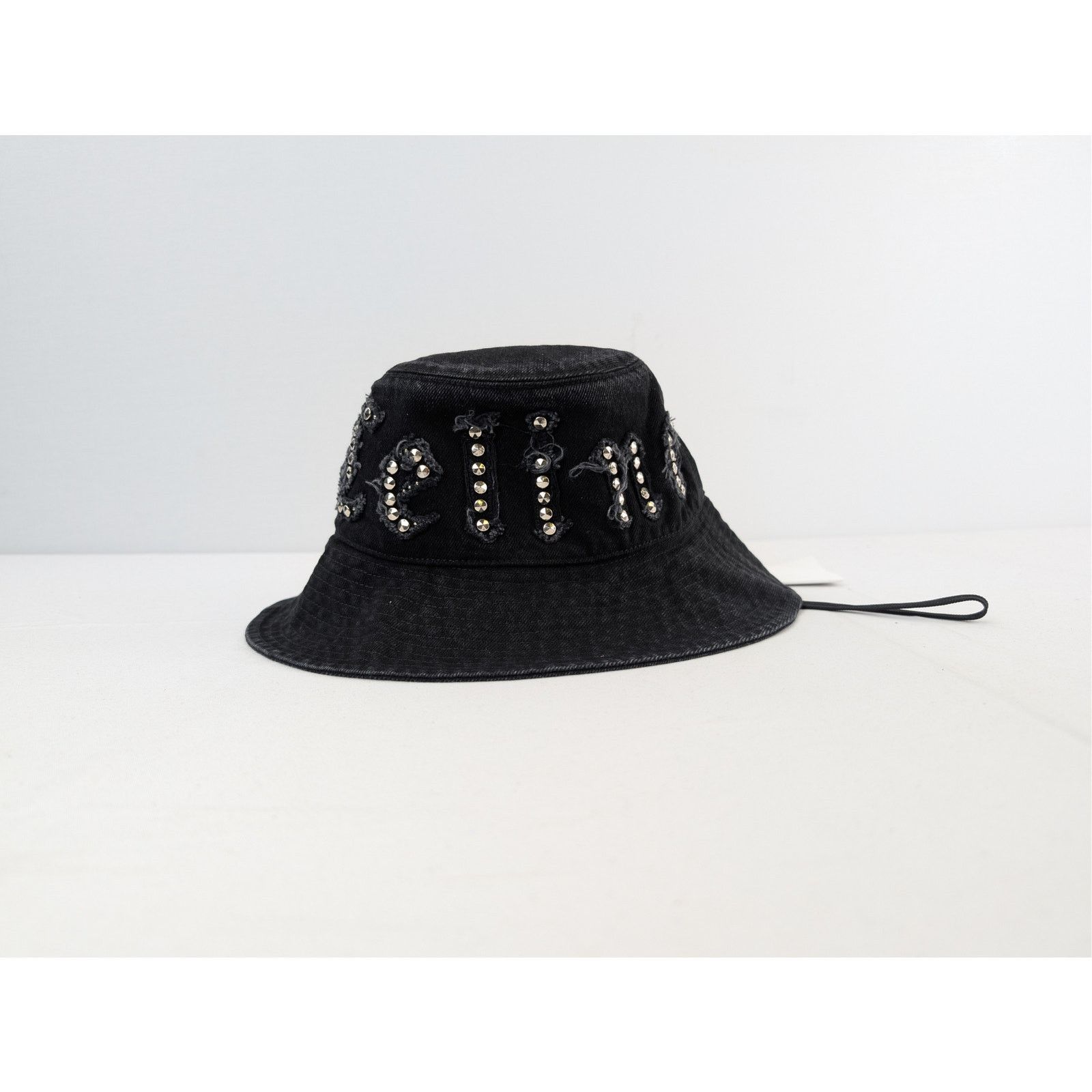 Celine o1rshd1 Size: M / Gothic Bucket Hat / Cap in Black Size ONE SIZE - 2 Thumbnail