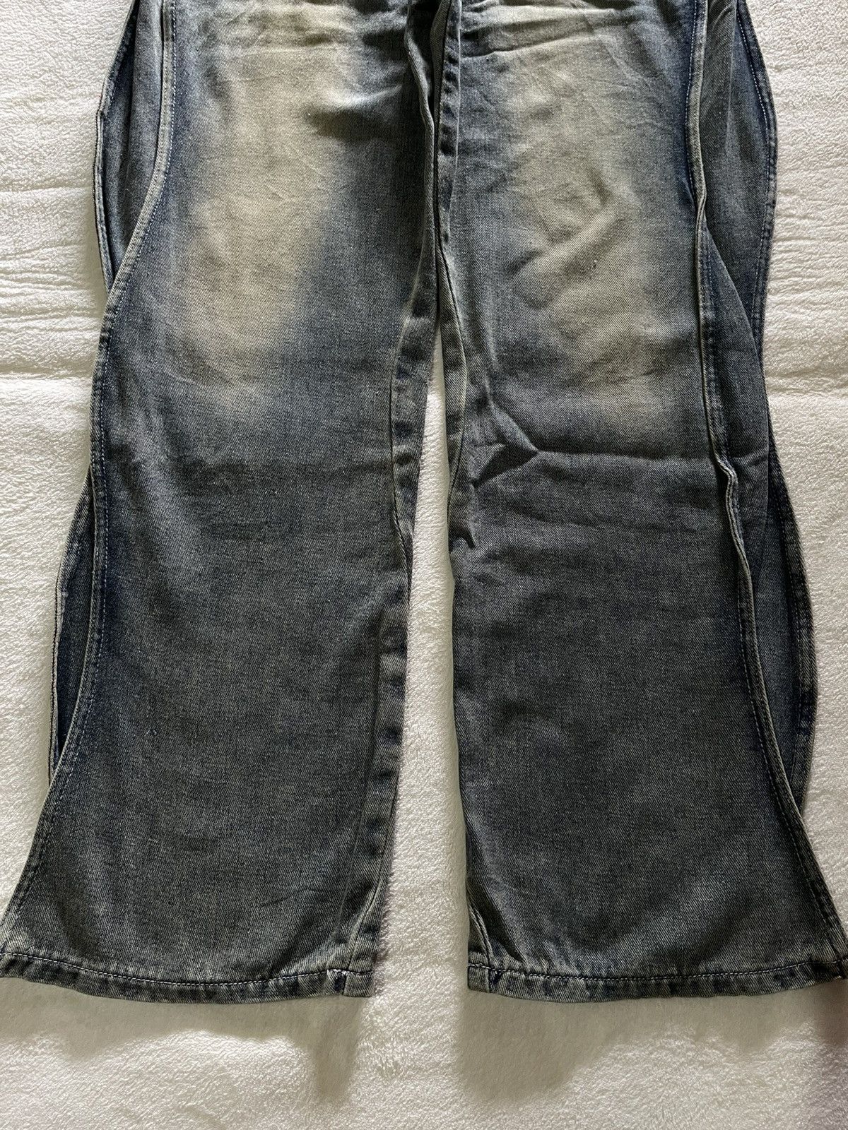 Japanese Brand Vintage Dazy Baggy Mudwash Faded Denim Jeans Size US 28 / EU 44 - 3 Thumbnail