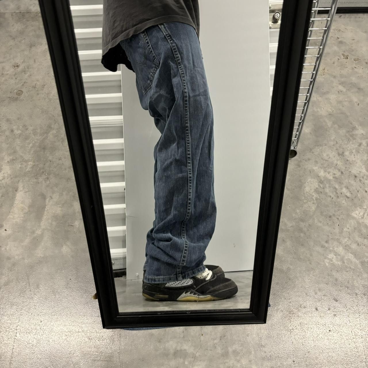 Japanese Brand × Vintage Crazy Vintage Y2K/2000s Grunge Medium Wash Denim Jeans! Size US 32 / EU 48 - 2 Thumbnail