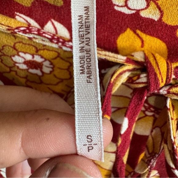Free People Free People Floral Maxi Skirt in Red and Yellow Sz S Size 24" / US 00 / IT 34 - 3 Thumbnail